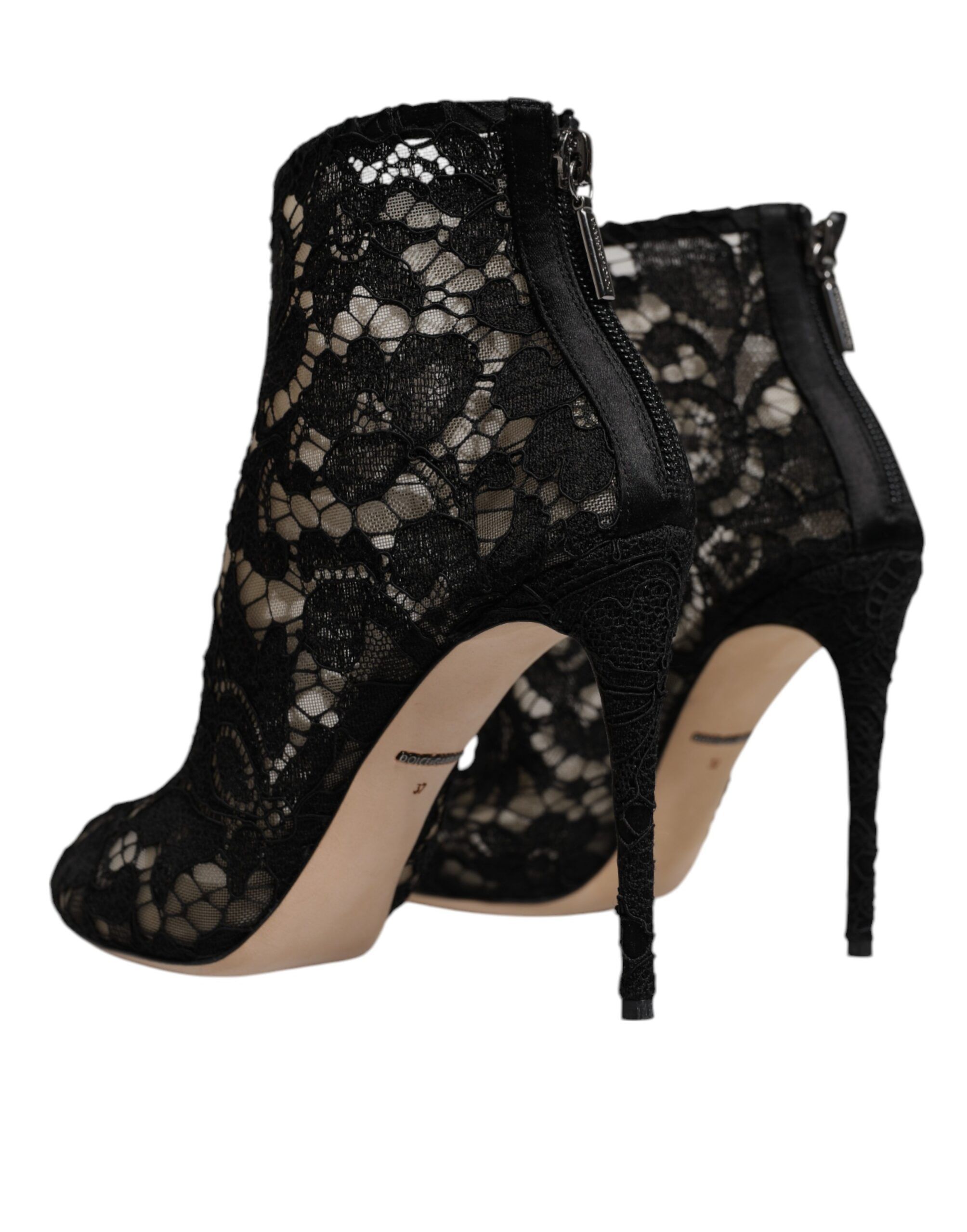 Floral Lace Heels Ankle Boots Women's Shoes (Pre-Owned) - Dolce & Gabbana - Modalova