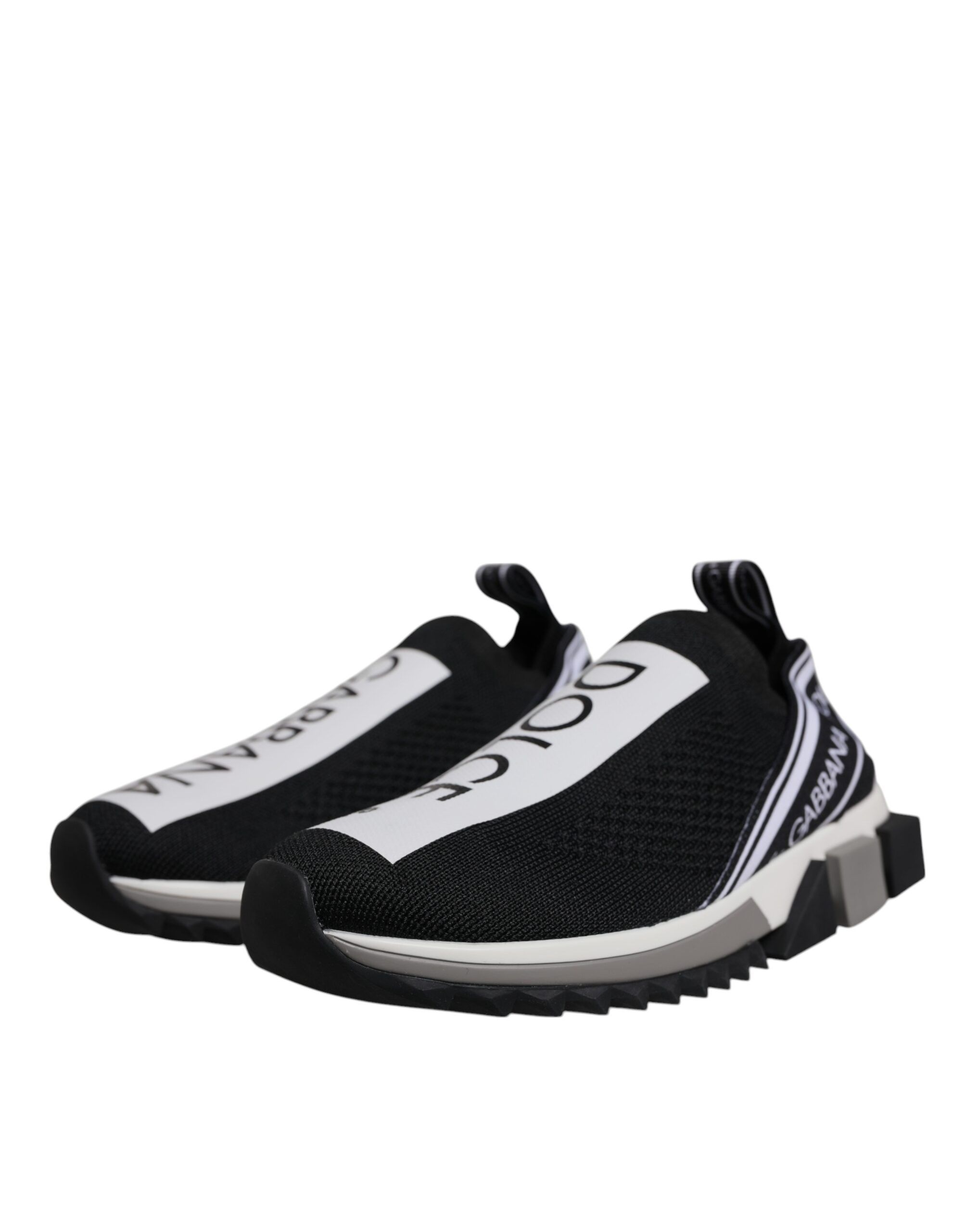 Black White Slip On Sorrento Sneakers Women's Shoes (Pre-Owned) - Dolce & Gabbana - Modalova