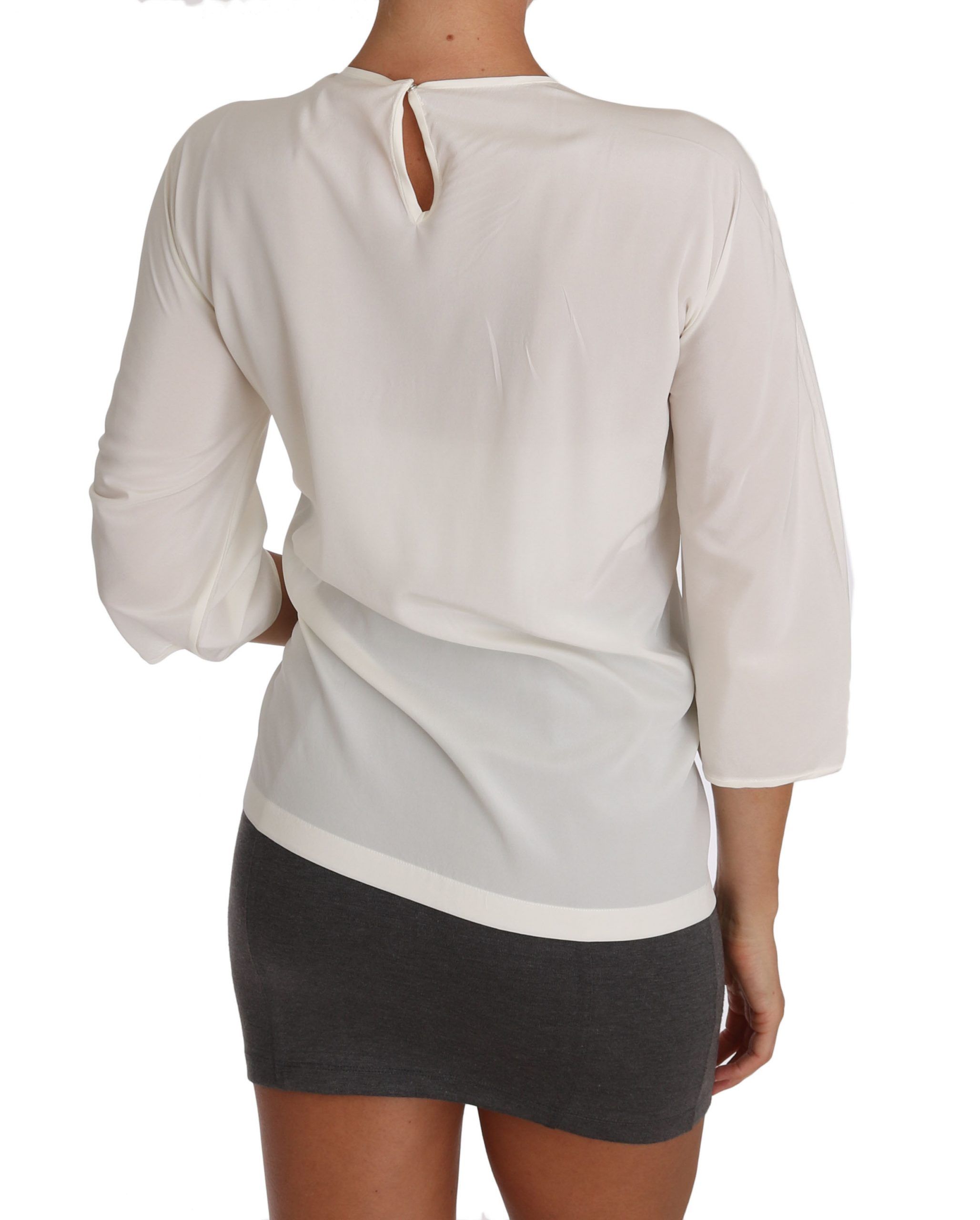Silk #dgfamily Blouse Women's T-shirt - Dolce & Gabbana - Modalova