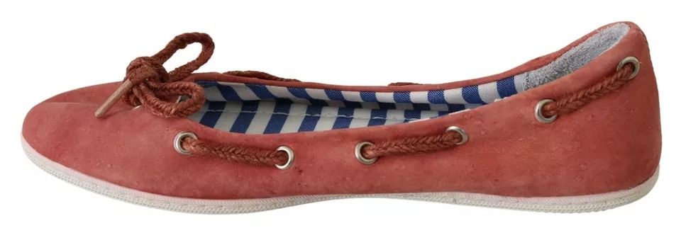 Scarlet Blue Stripe Flat Slip-On Women's Shoes (Pre-Owned) - Pantofola D'Oro - Modalova