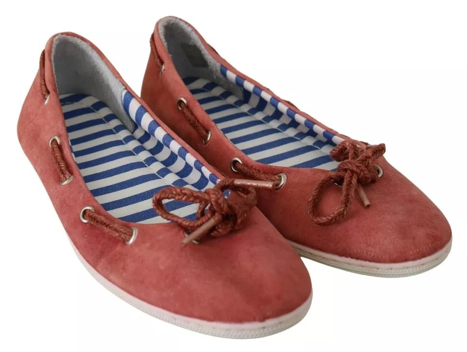 Scarlet Blue Stripe Flat Slip-On Women's Shoes (Pre-Owned) - Pantofola D'Oro - Modalova
