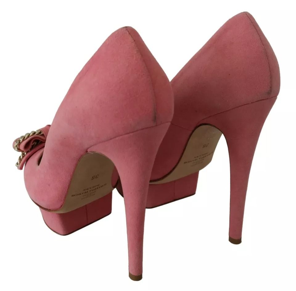 Bow Stiletto Heel Pumps Women's Shoes (Pre-Owned) - Elisabetta Franchi - Modalova