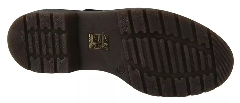 Dark Leather Elastic Strap Women's Shoes (Pre-Owned) - Dr. Martens - Modalova