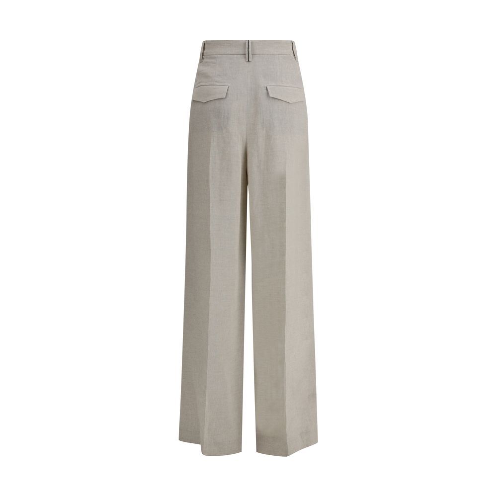 Linen Women's Pants - Brunello Cucinelli - Modalova