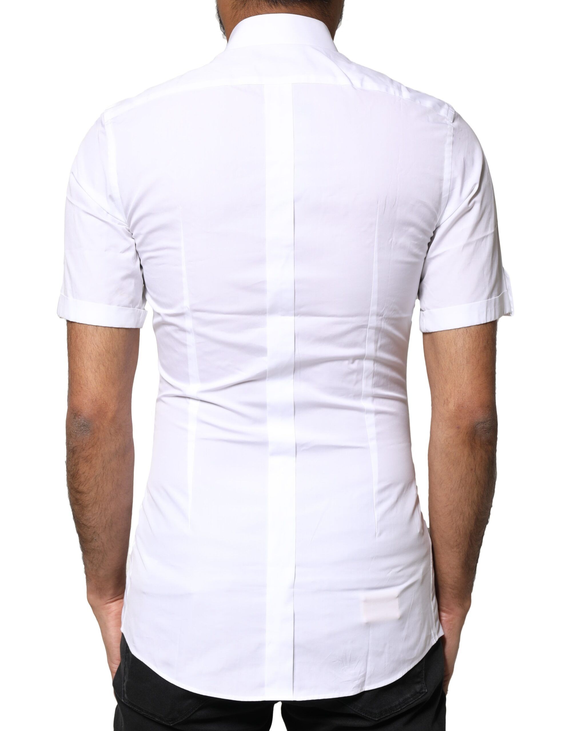 GOLD Button Down Casual Men Polo Men's Shirt (Pre-Owned) - Dolce & Gabbana - Modalova