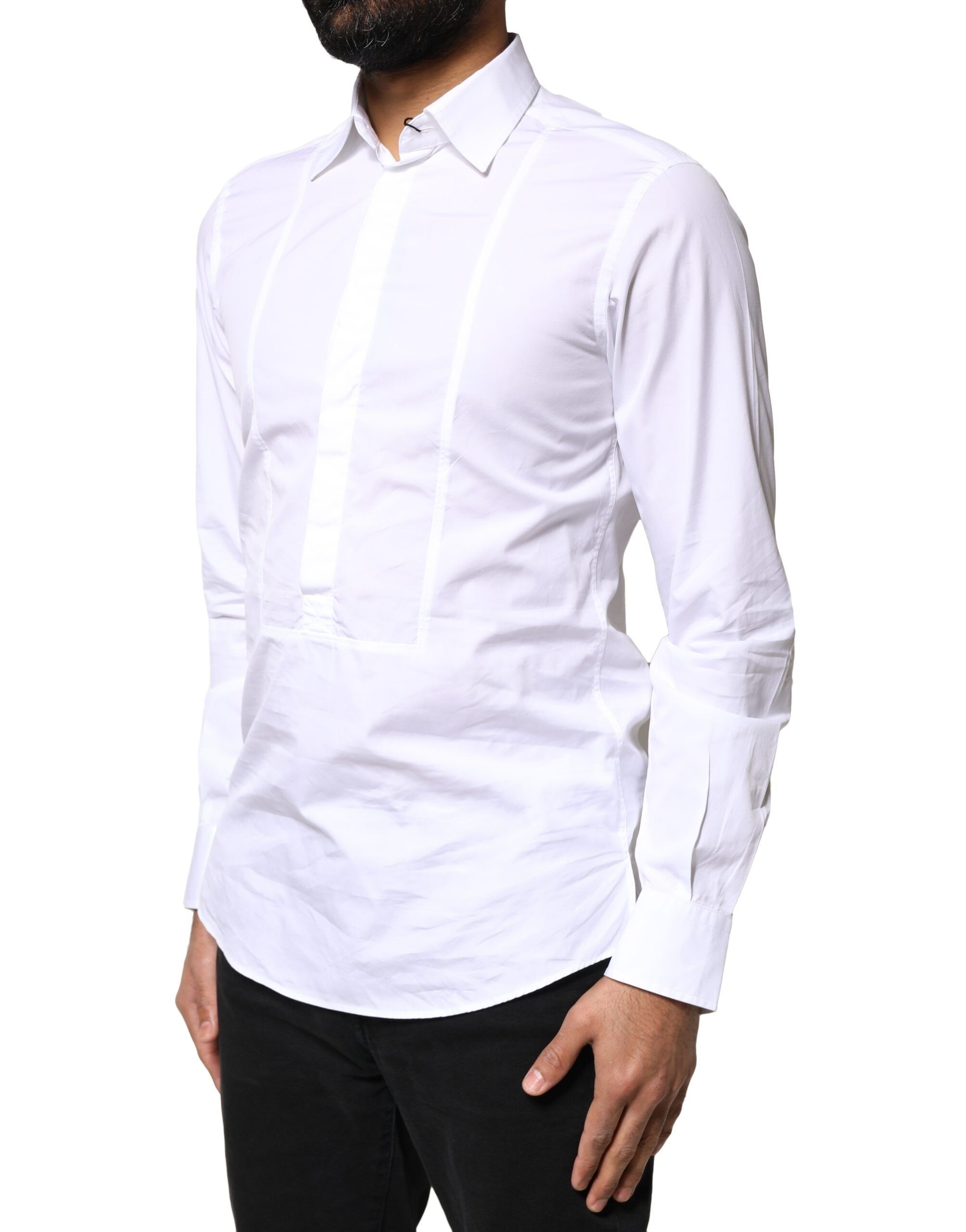 Cotton Long Sleeves Formal Dress Men's Shirt - Dolce & Gabbana - Modalova