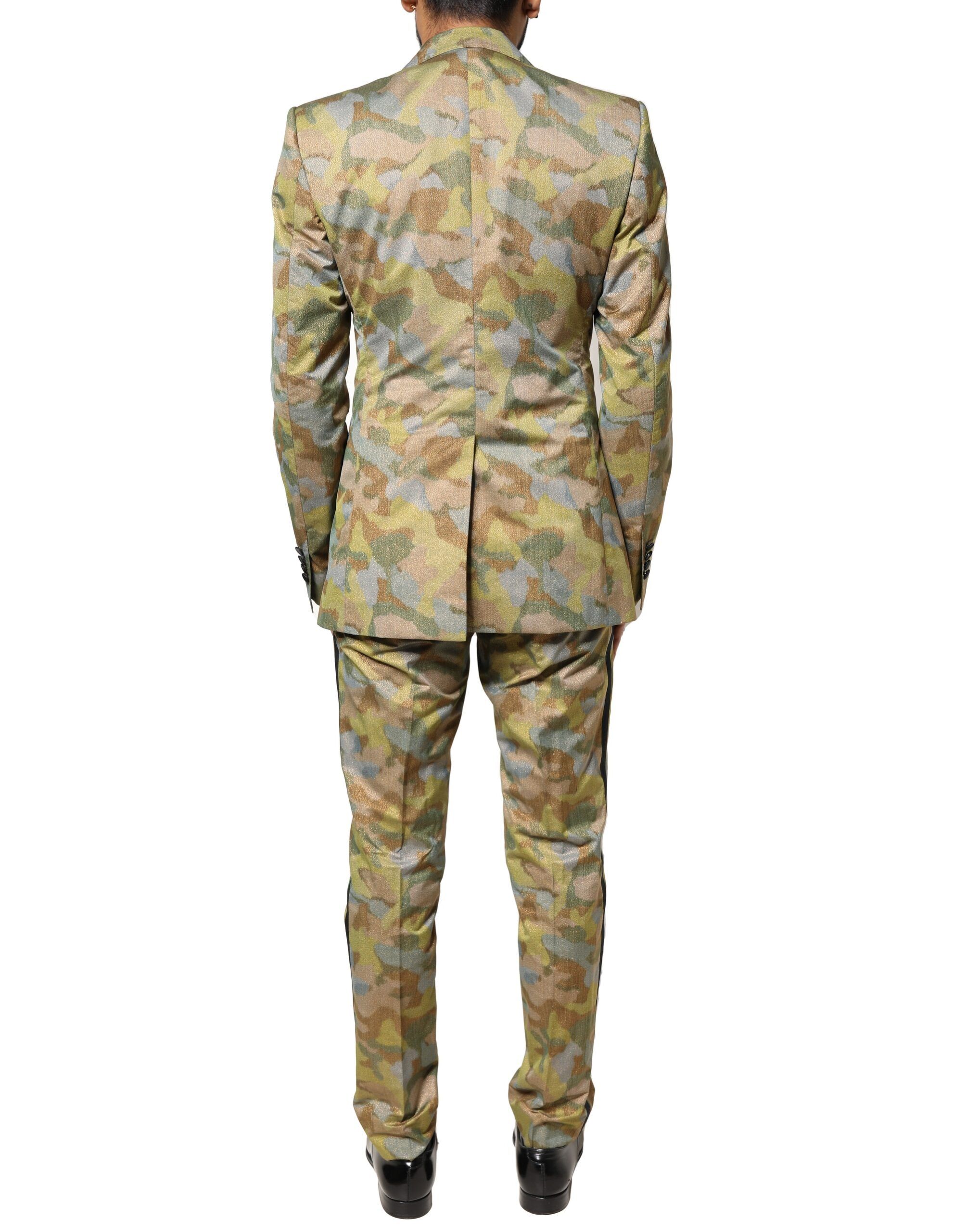 Camouflage SICILIA 3 Piece Men's Suit - Dolce & Gabbana - Modalova