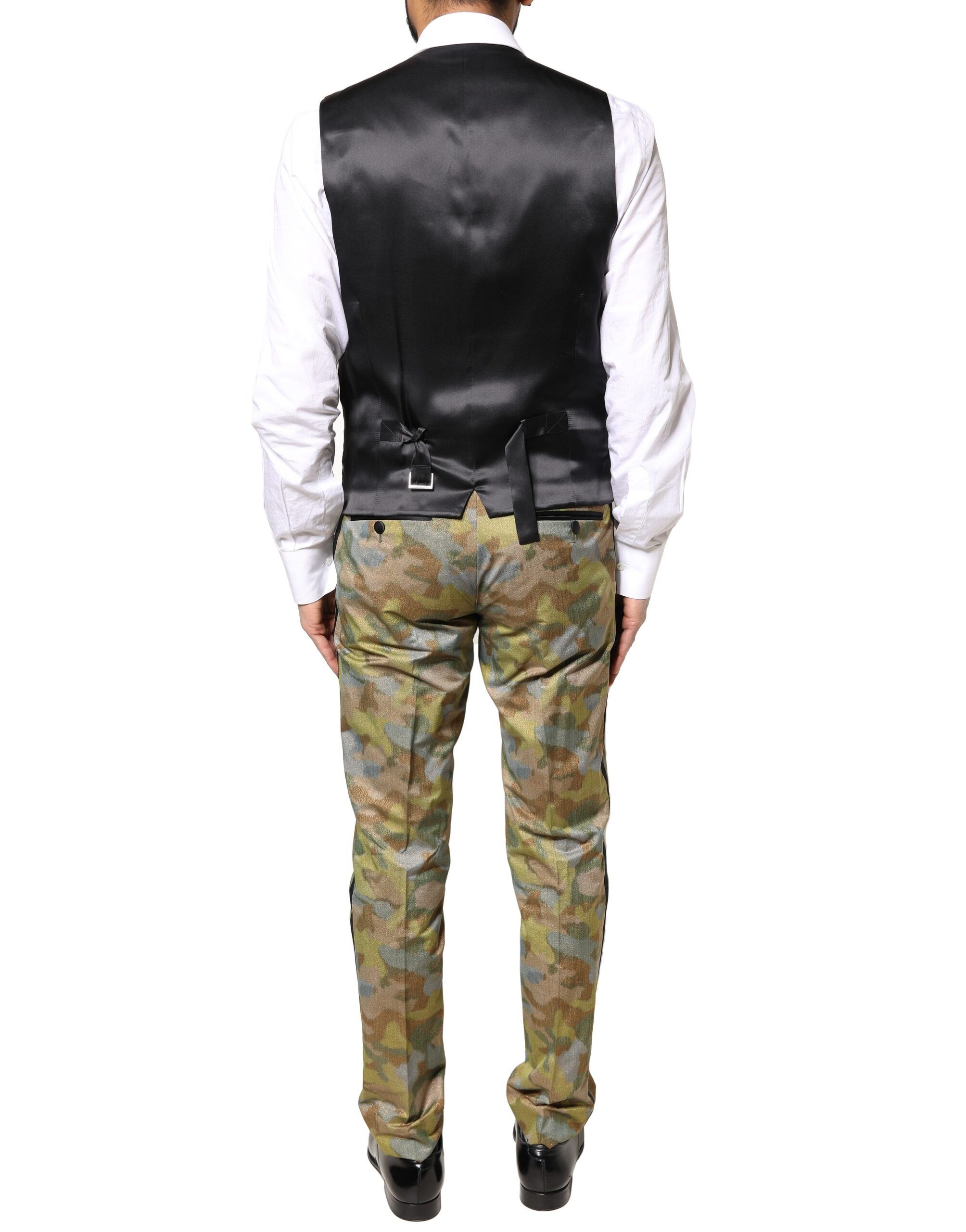 Camouflage SICILIA 3 Piece Men's Suit - Dolce & Gabbana - Modalova