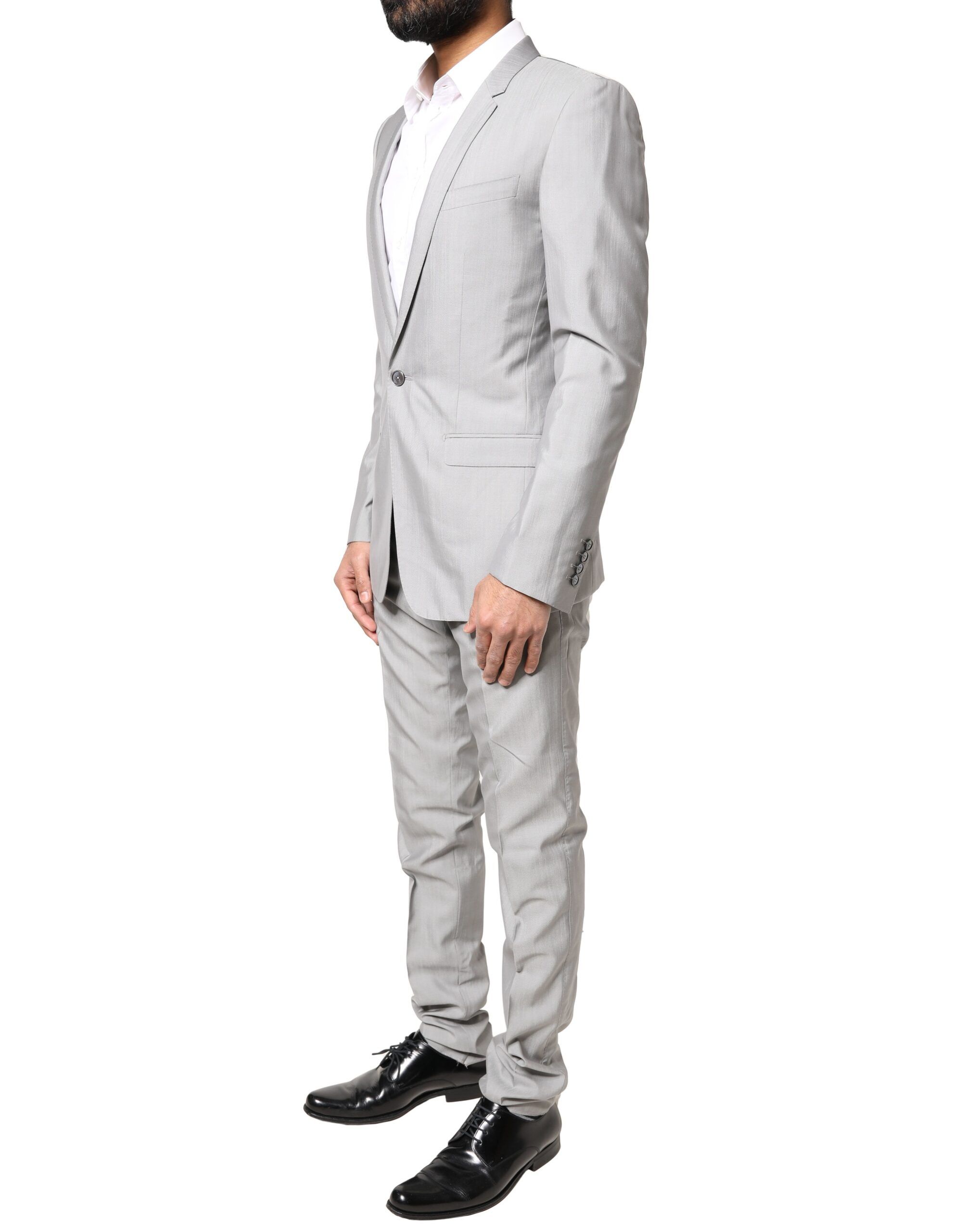 Light Wool GOLD 2 Piece Formal Men's Suit - Dolce & Gabbana - Modalova