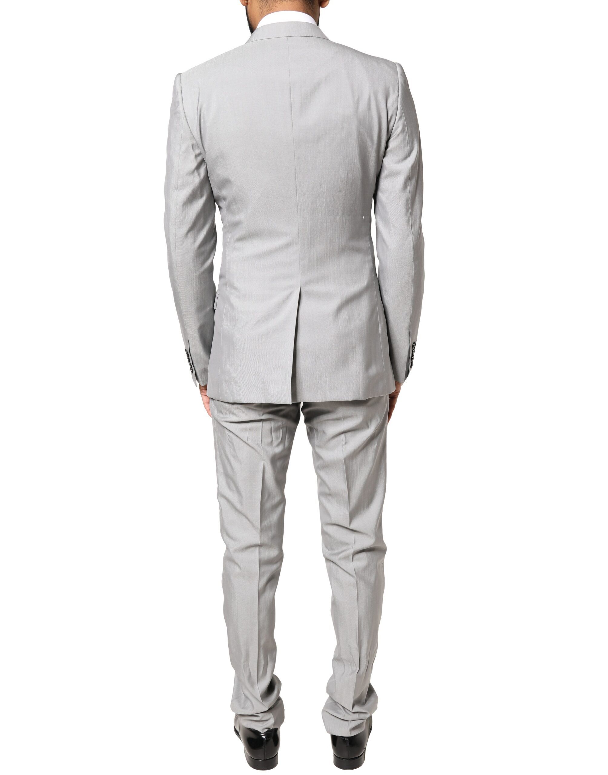 Light Wool GOLD 2 Piece Formal Men's Suit - Dolce & Gabbana - Modalova