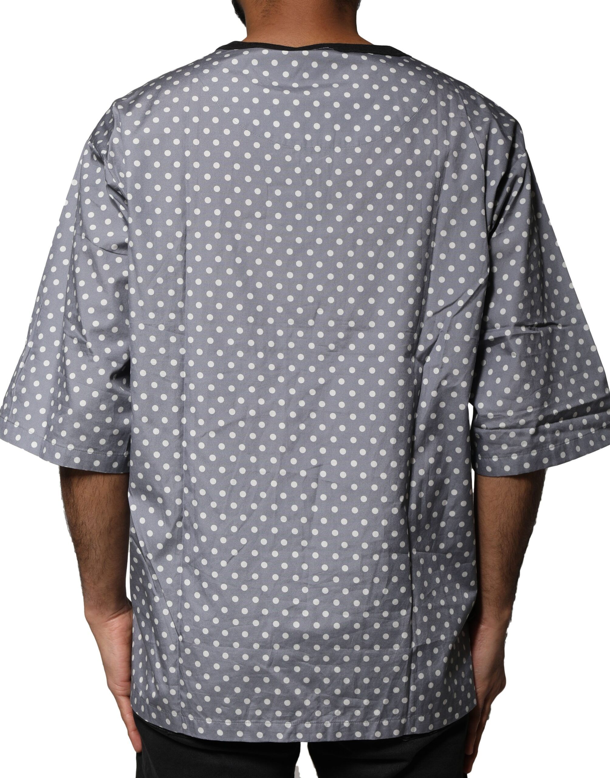 Polka Dot Pin-Up Print Crew Neck Men's T-shirt - Dolce & Gabbana - Modalova