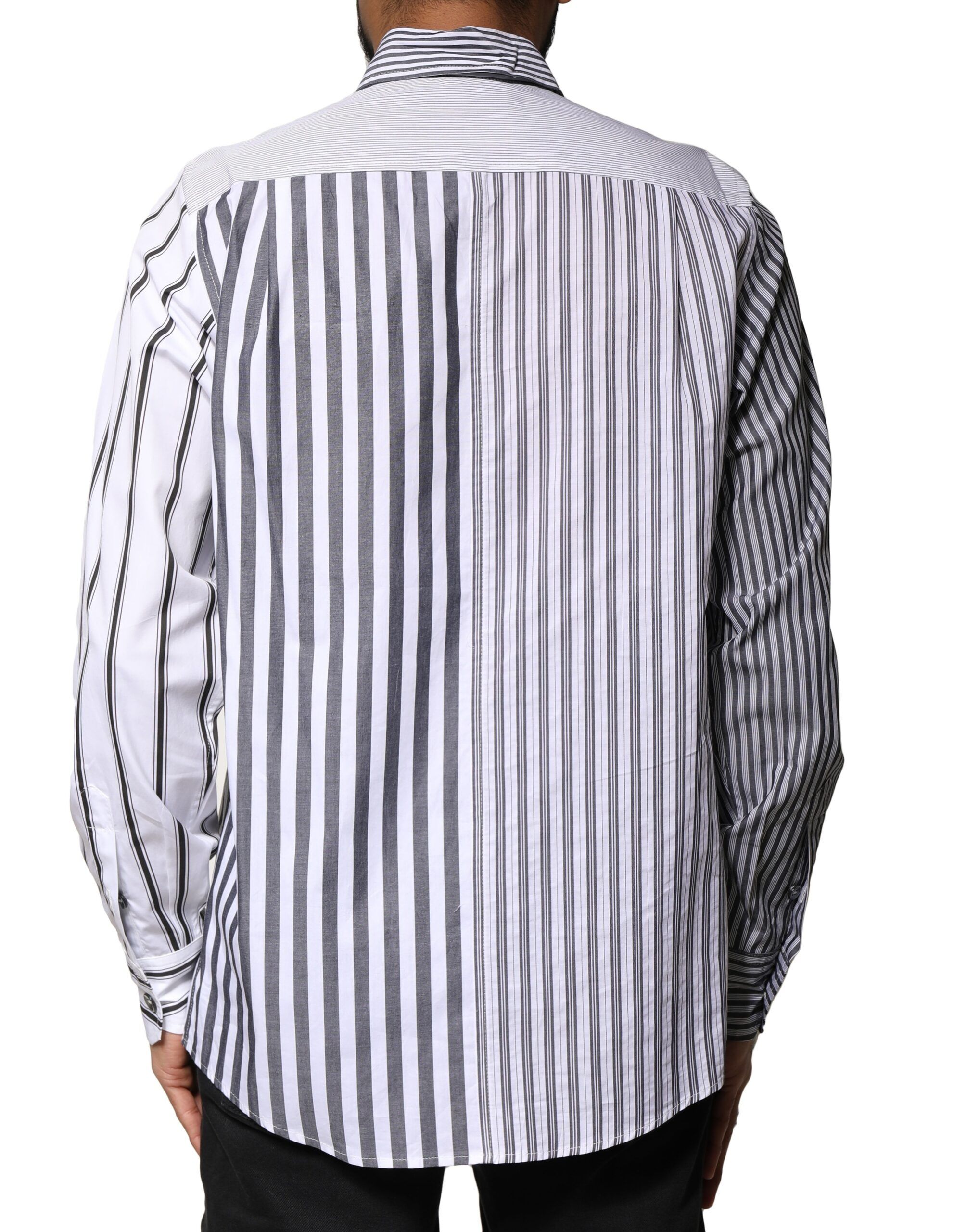 Striped Button Down Casual Men's Shirt (Pre-Owned) - Dolce & Gabbana - Modalova