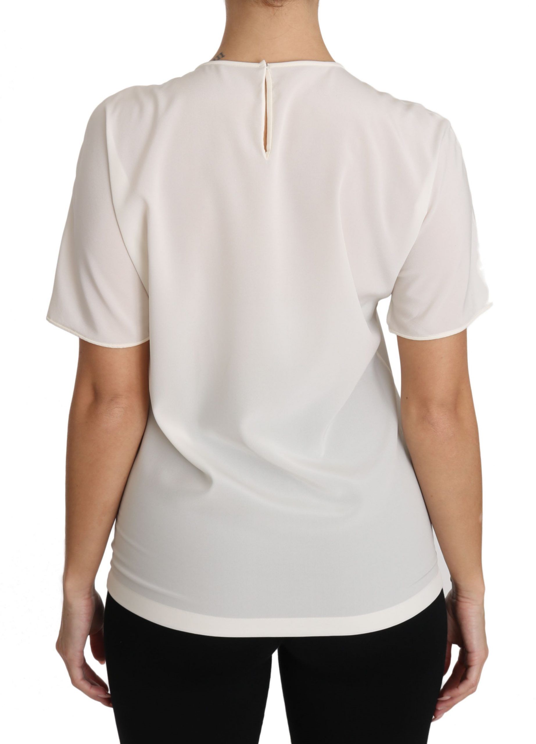 Silk Stretch #dgfamily Women's T-shirt - Dolce & Gabbana - Modalova