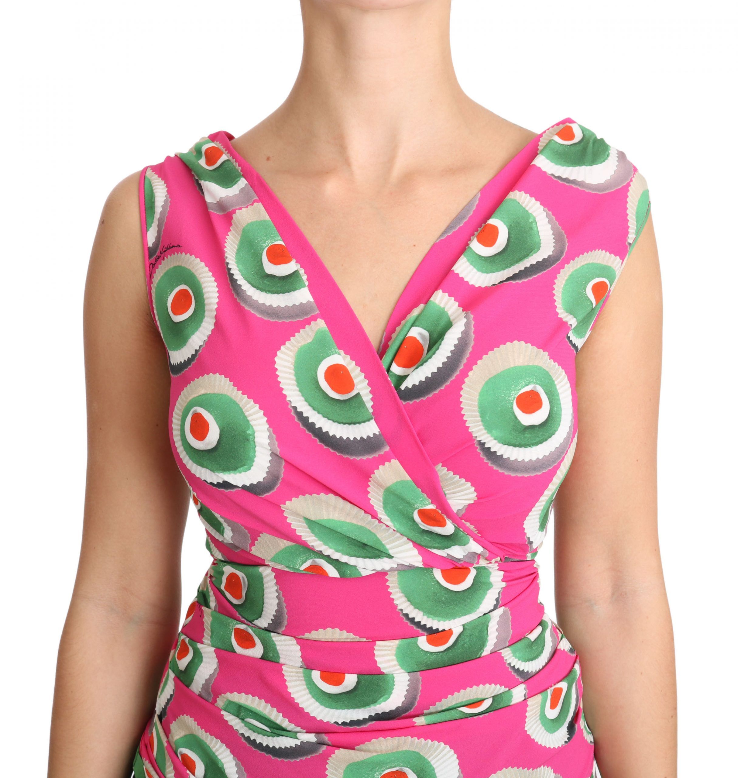 Silk Stretch Sicilian Cake Women's Top - Dolce & Gabbana - Modalova