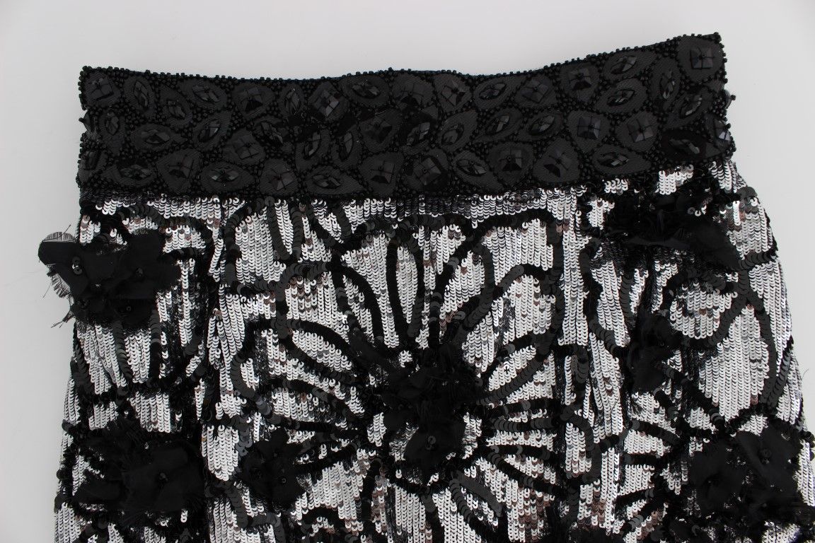 Crystal Sequined Mini Women's Shorts - Dolce & Gabbana - Modalova