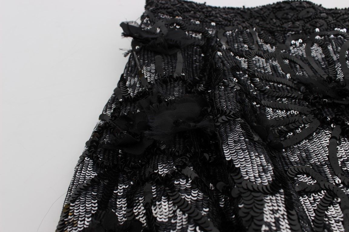 Crystal Sequined Mini Women's Shorts - Dolce & Gabbana - Modalova