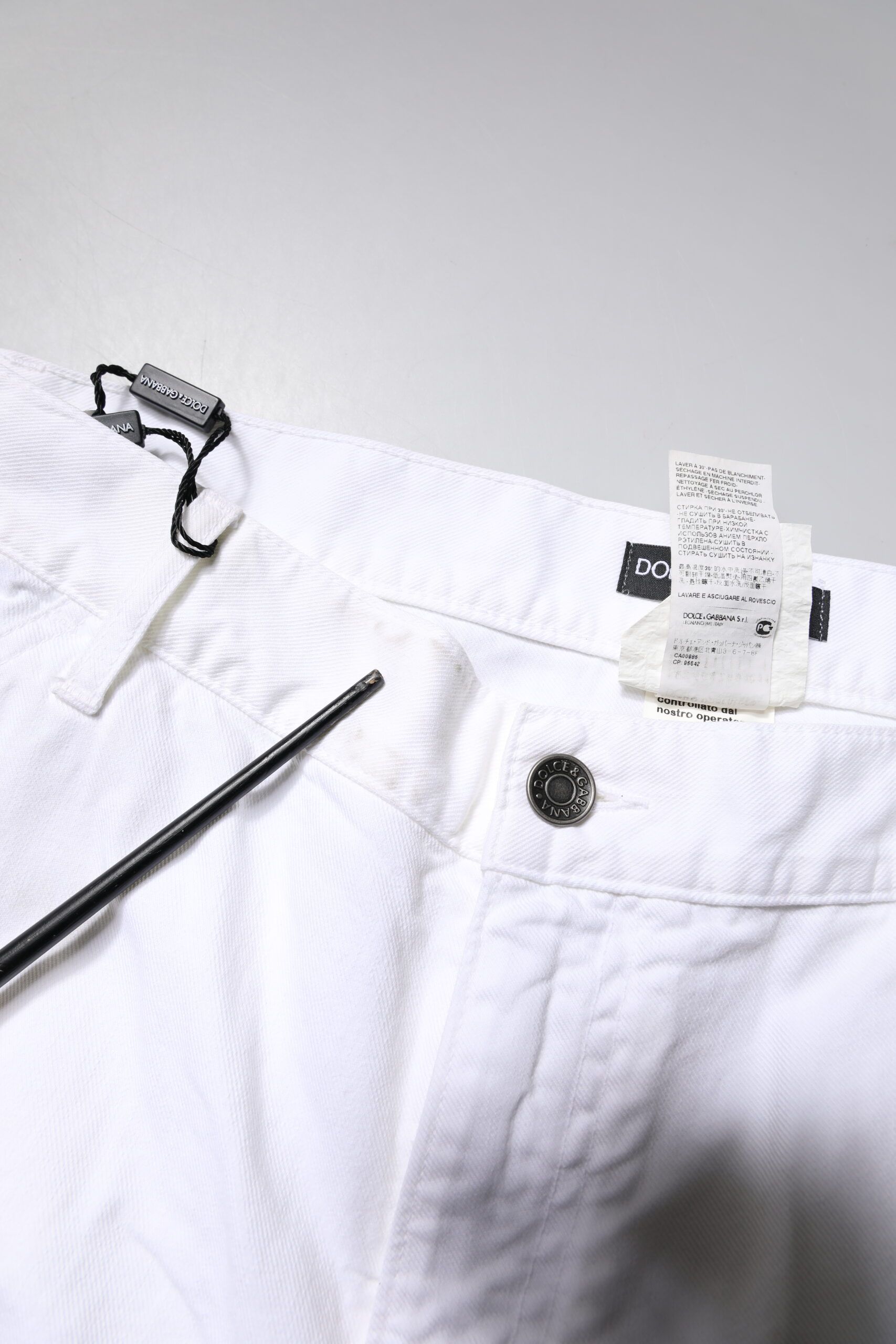 Cotton Straight Men Denim Men's Jeans (Pre-Owned) - Dolce & Gabbana - Modalova