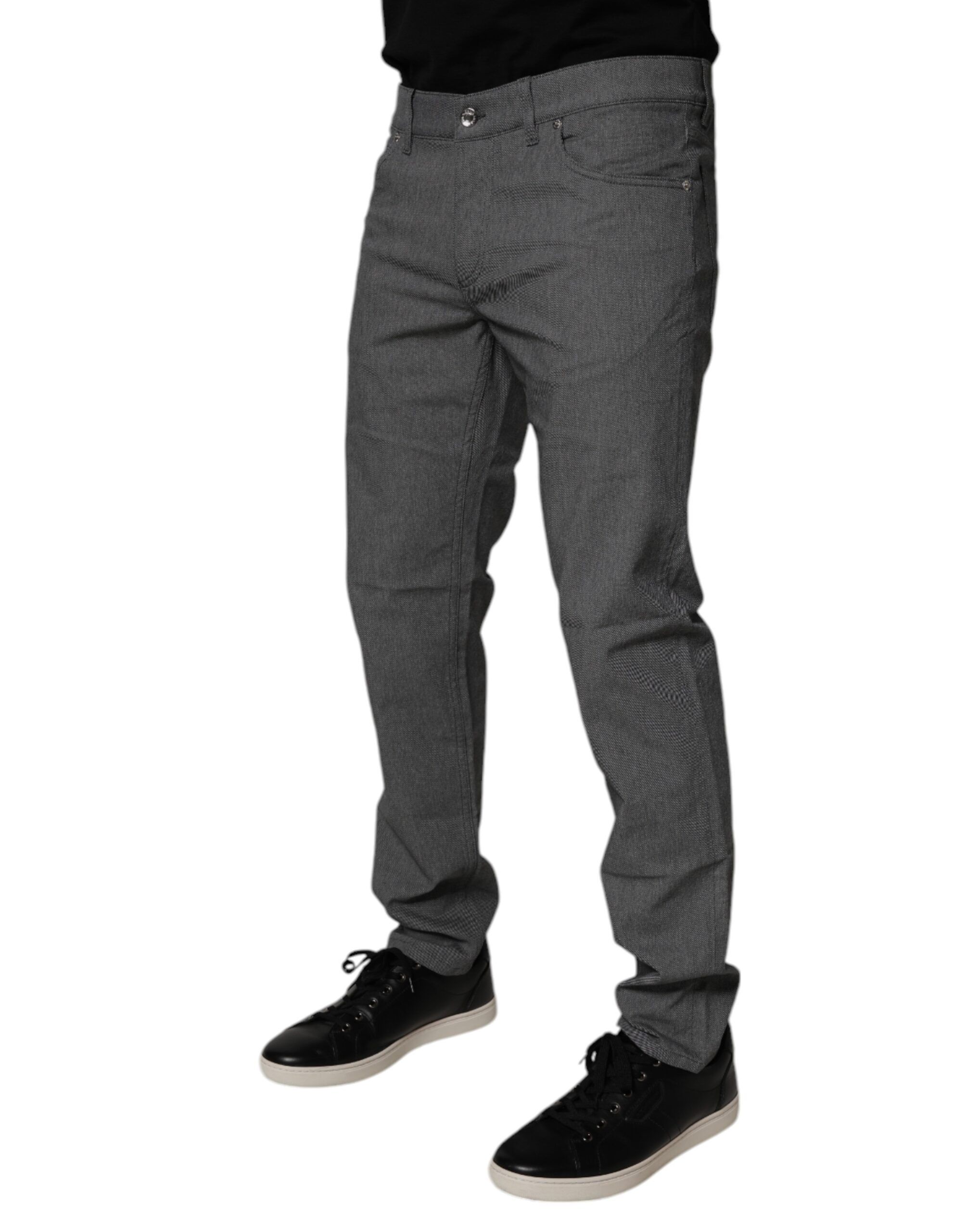 Cotton Stretch Skinny Denim Men's Jeans - Dolce & Gabbana - Modalova