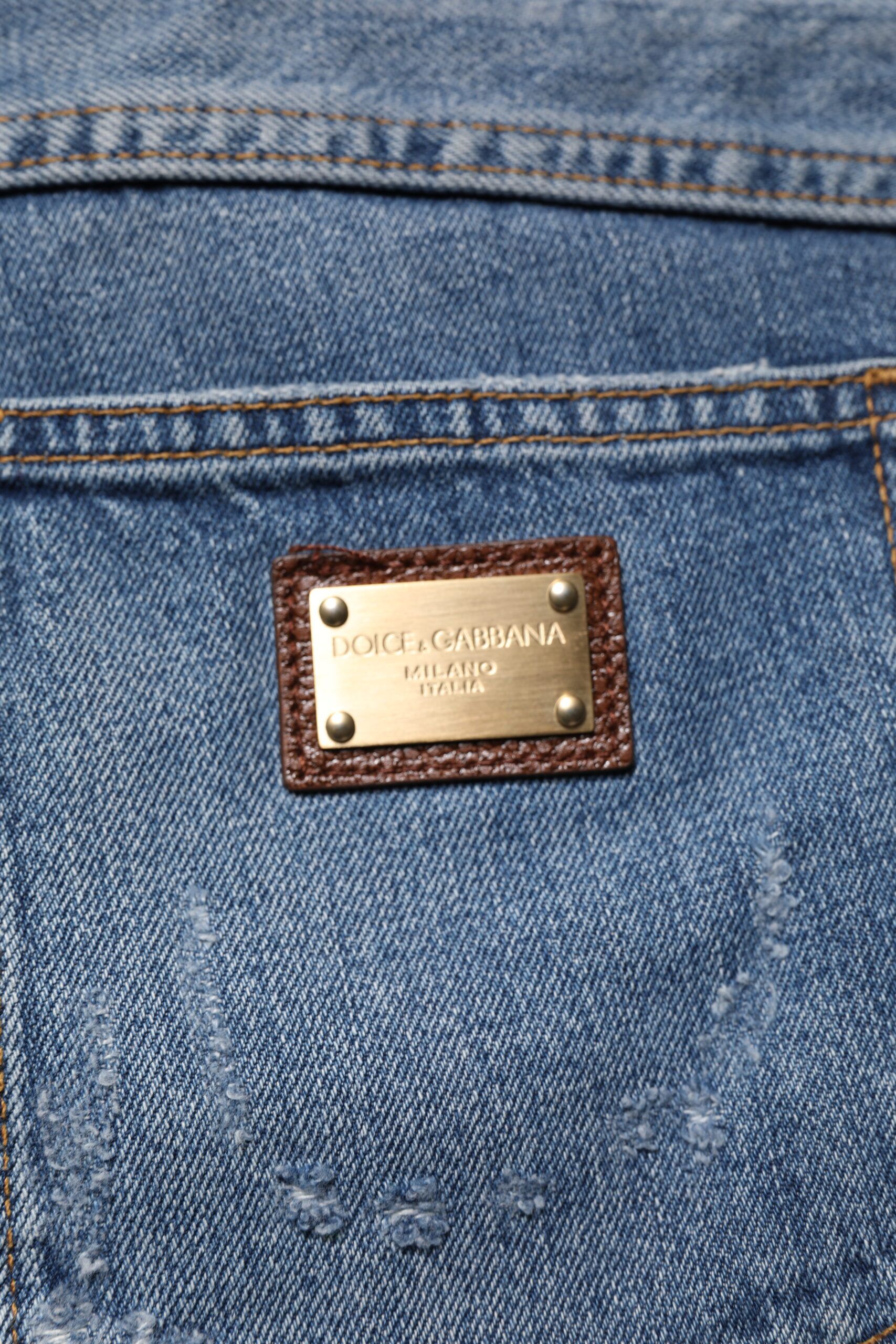 Cotton Loose Men Denim Men's Jeans - Dolce & Gabbana - Modalova