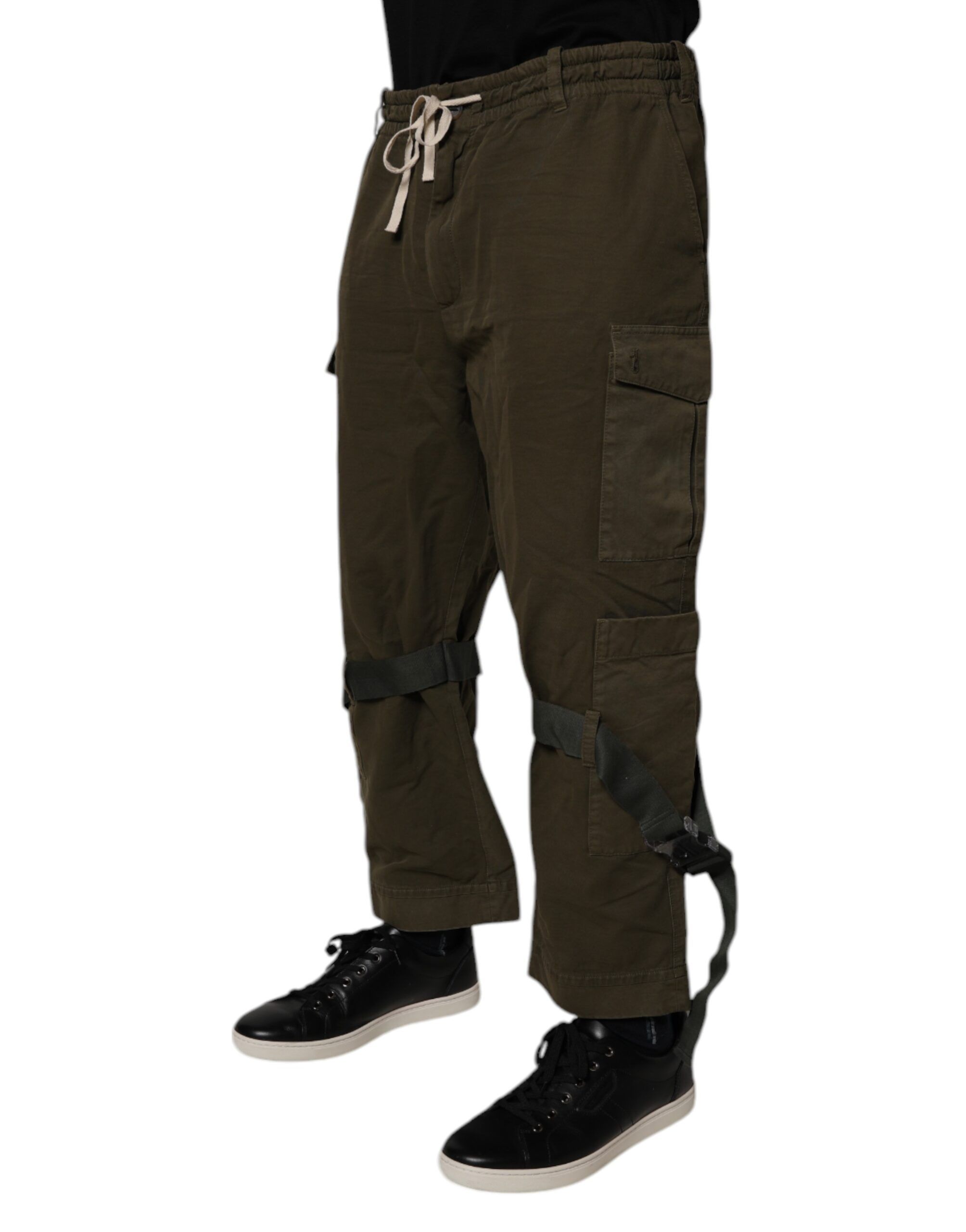 Cotton Stretch Cargo Pants - Dolce & Gabbana - Modalova