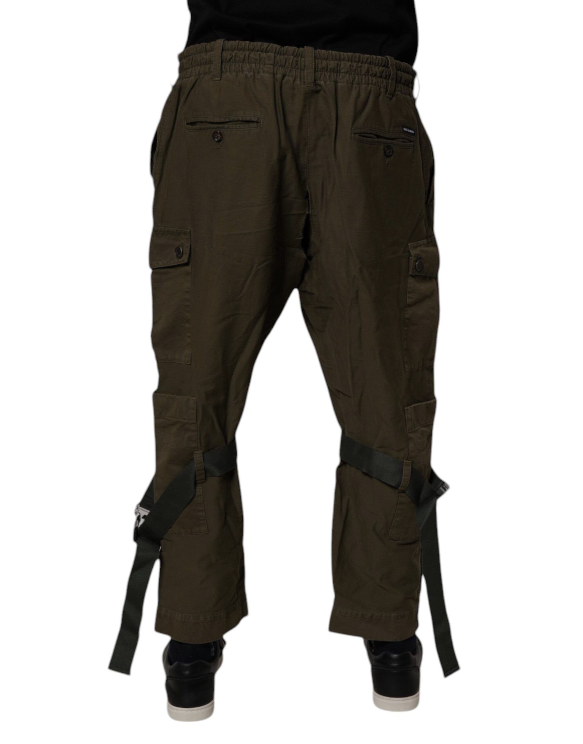 Cotton Stretch Cargo Pants - Dolce & Gabbana - Modalova