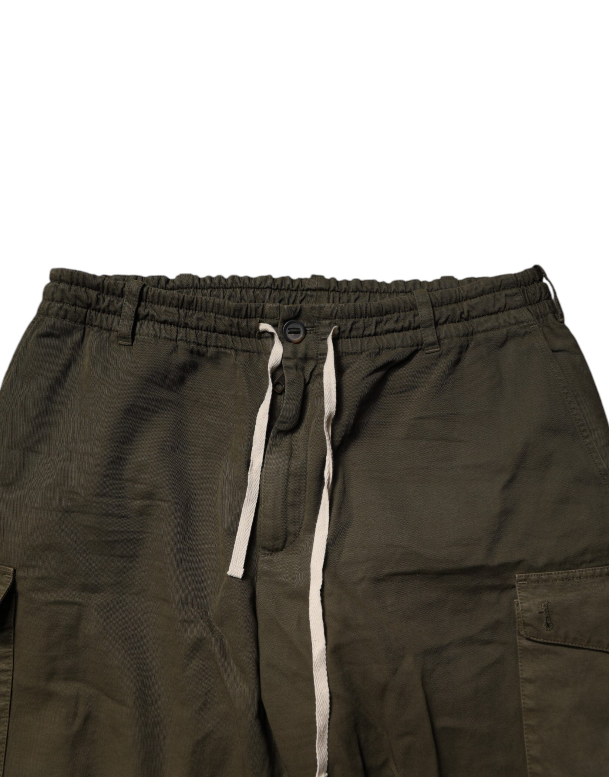 Cotton Stretch Cargo Pants - Dolce & Gabbana - Modalova