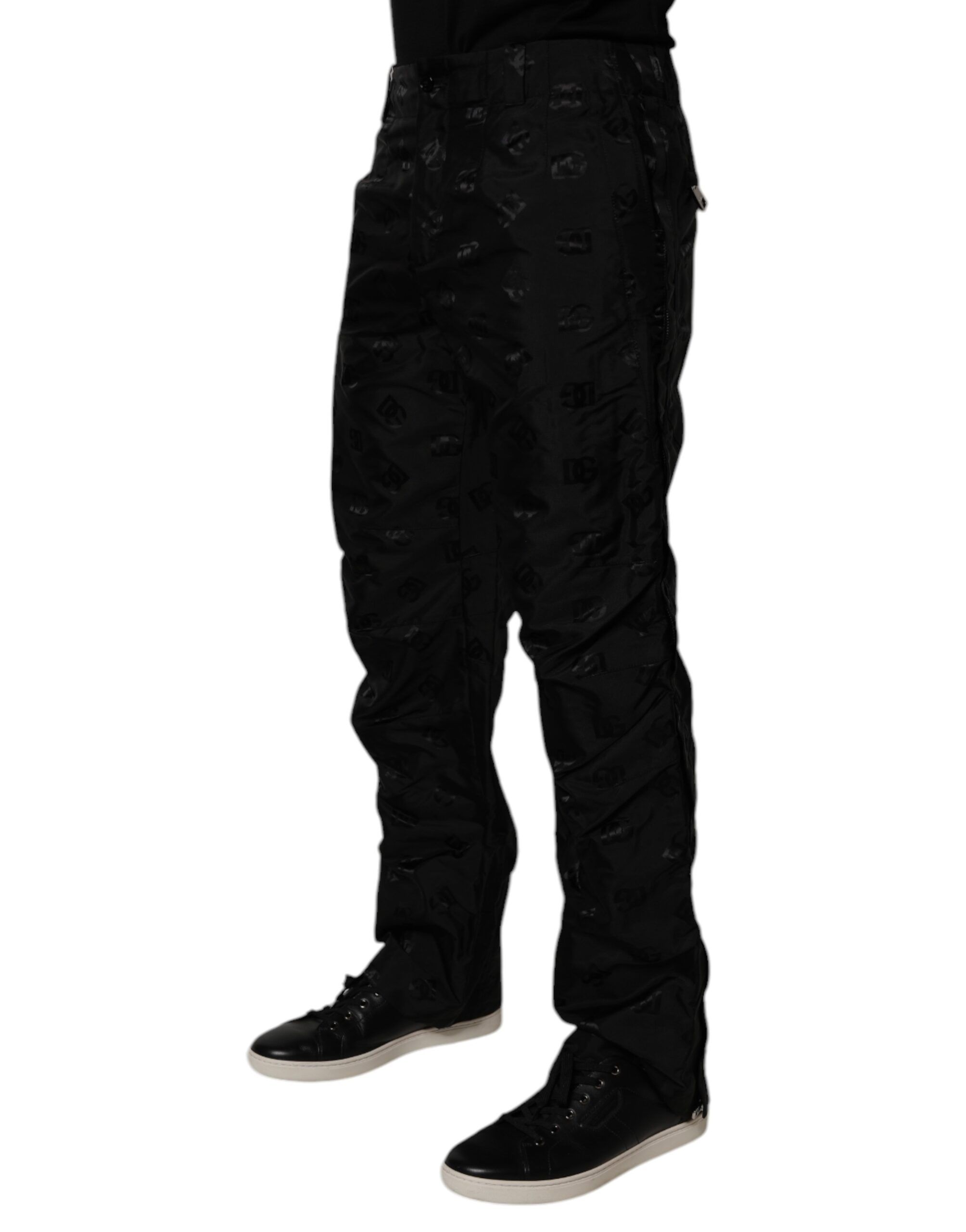Logo Monogram Straight Men's Pants - Dolce & Gabbana - Modalova