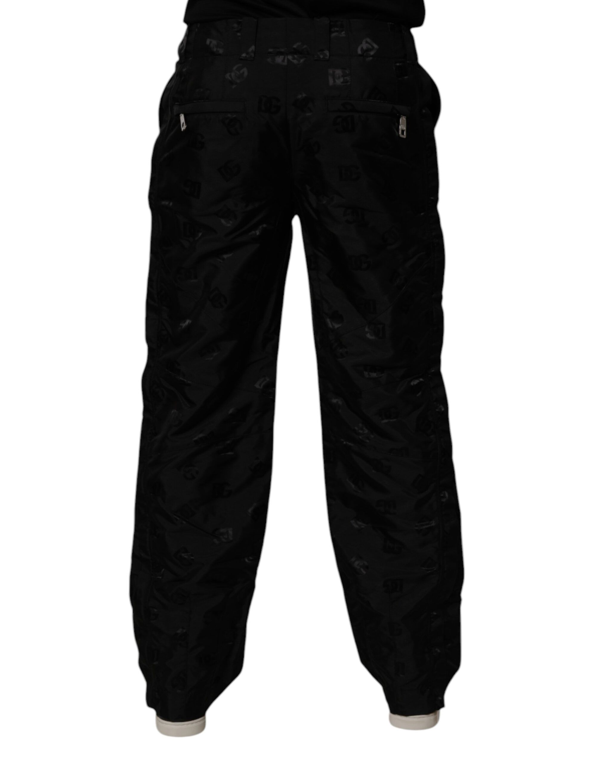Logo Monogram Straight Men's Pants - Dolce & Gabbana - Modalova