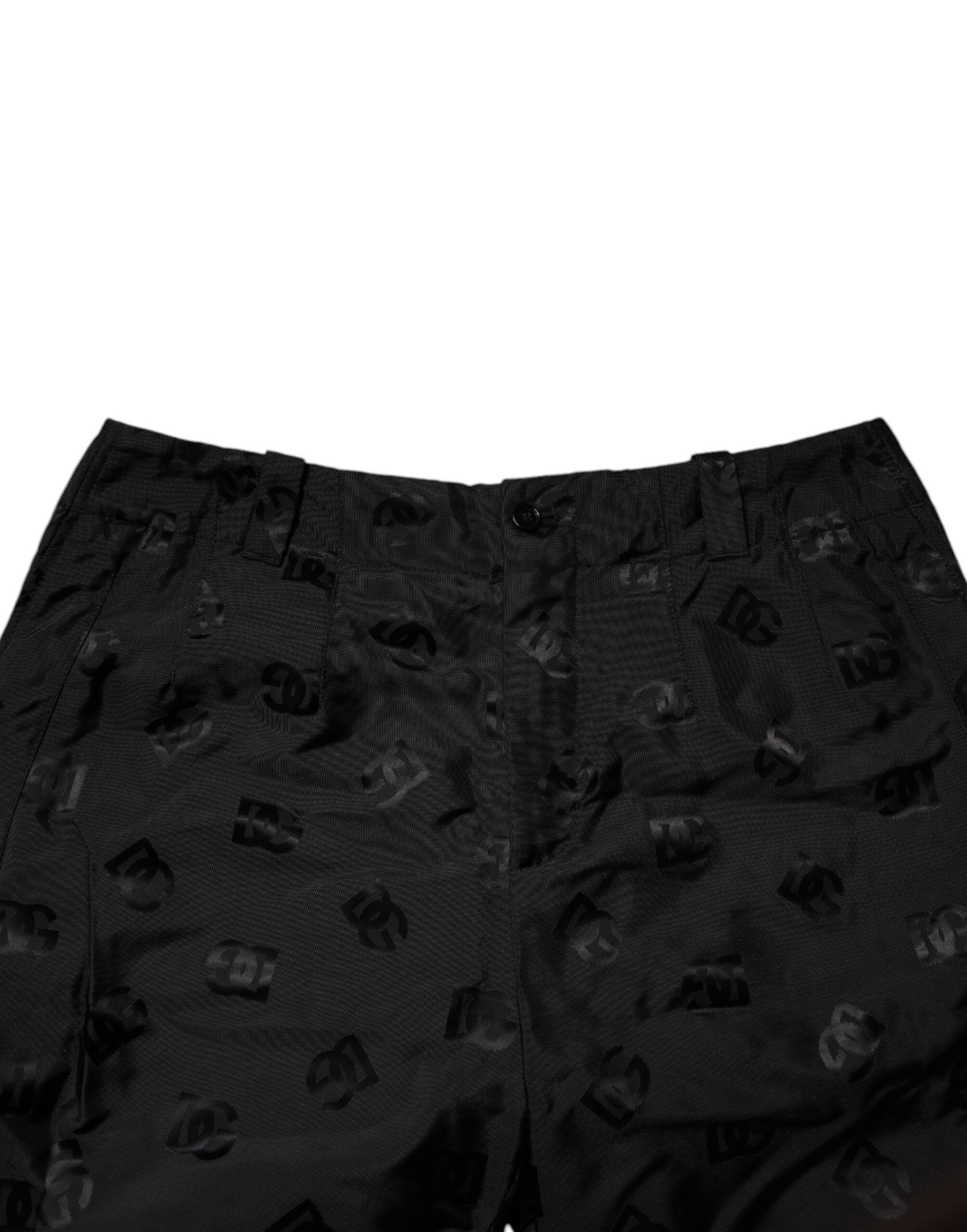 Logo Monogram Straight Men's Pants - Dolce & Gabbana - Modalova