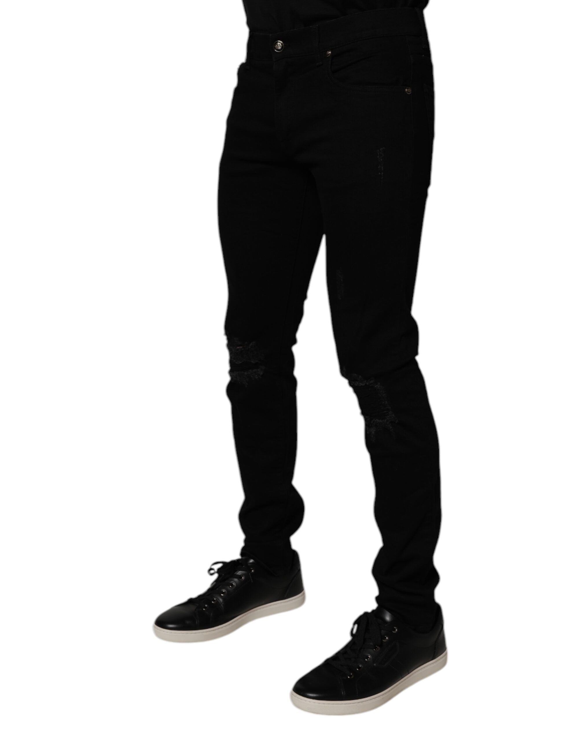 Cotton Stretch Skinny Men Denim Men's Jeans - Dolce & Gabbana - Modalova