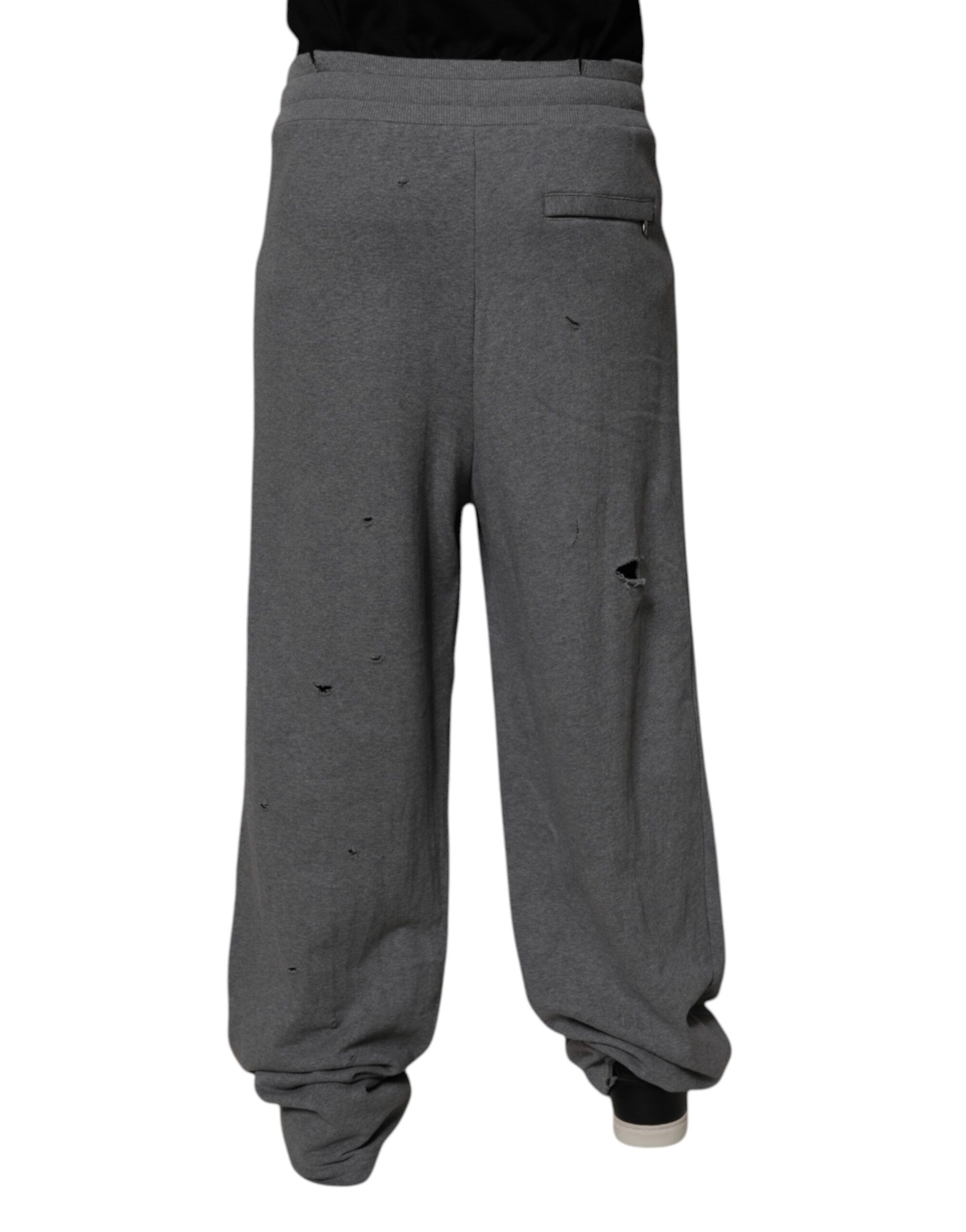 Cotton RipStyle Straight SweatMen's Men's Pants - Dolce & Gabbana - Modalova