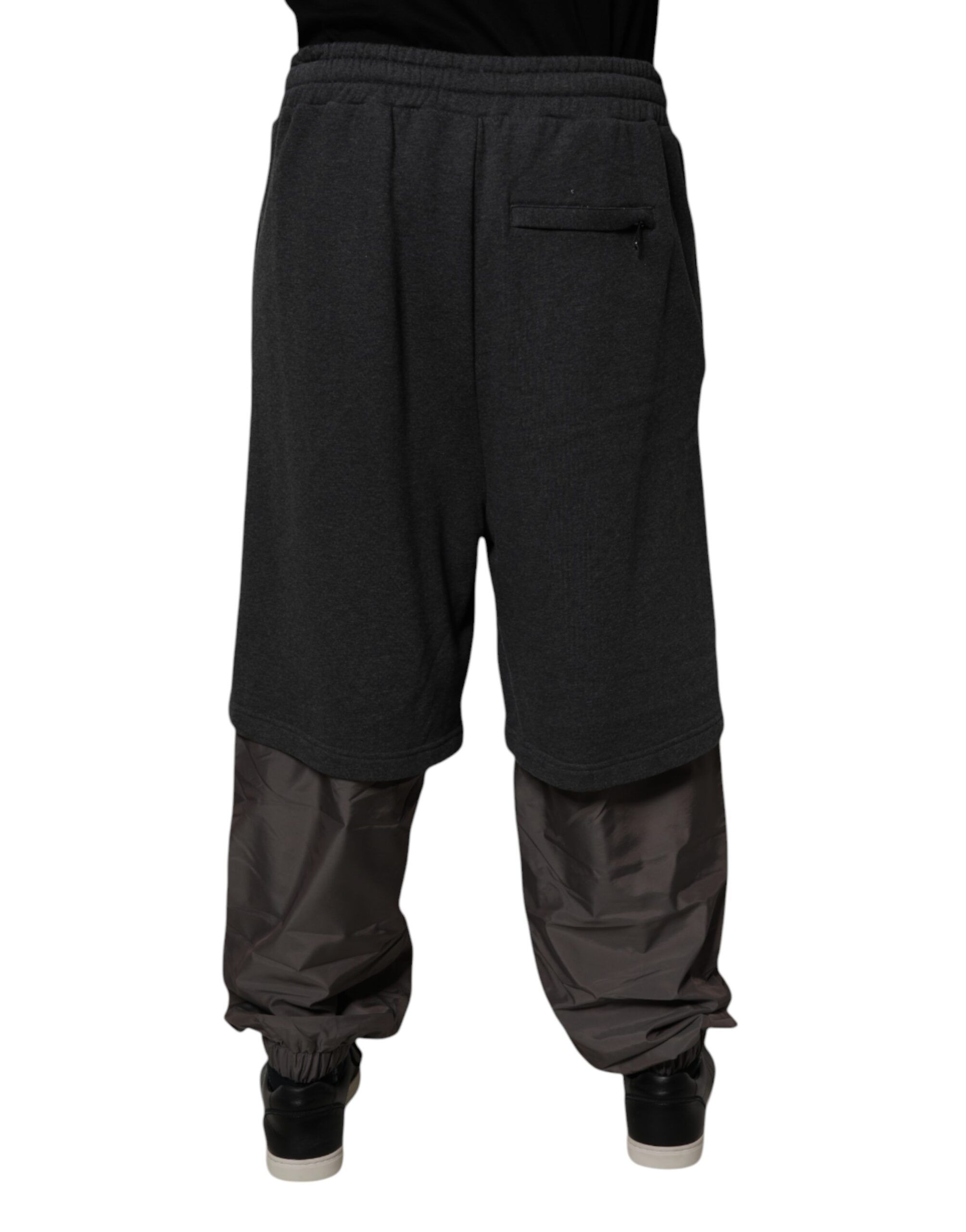 Cotton Layered Straight SweatMen's Men's Pants - Dolce & Gabbana - Modalova