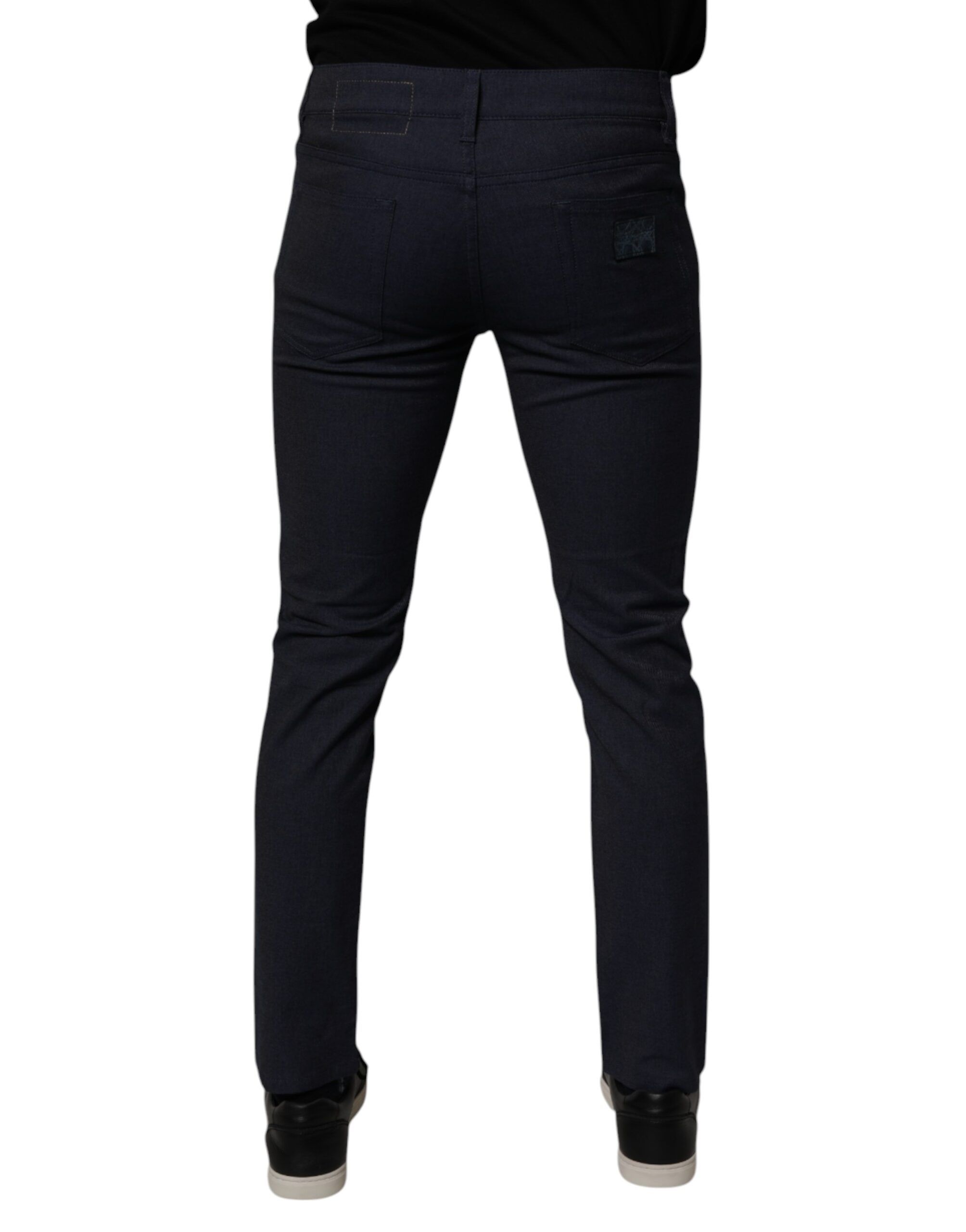 Dark Cotton Stretch Skinny Denim Men's Jeans - Dolce & Gabbana - Modalova