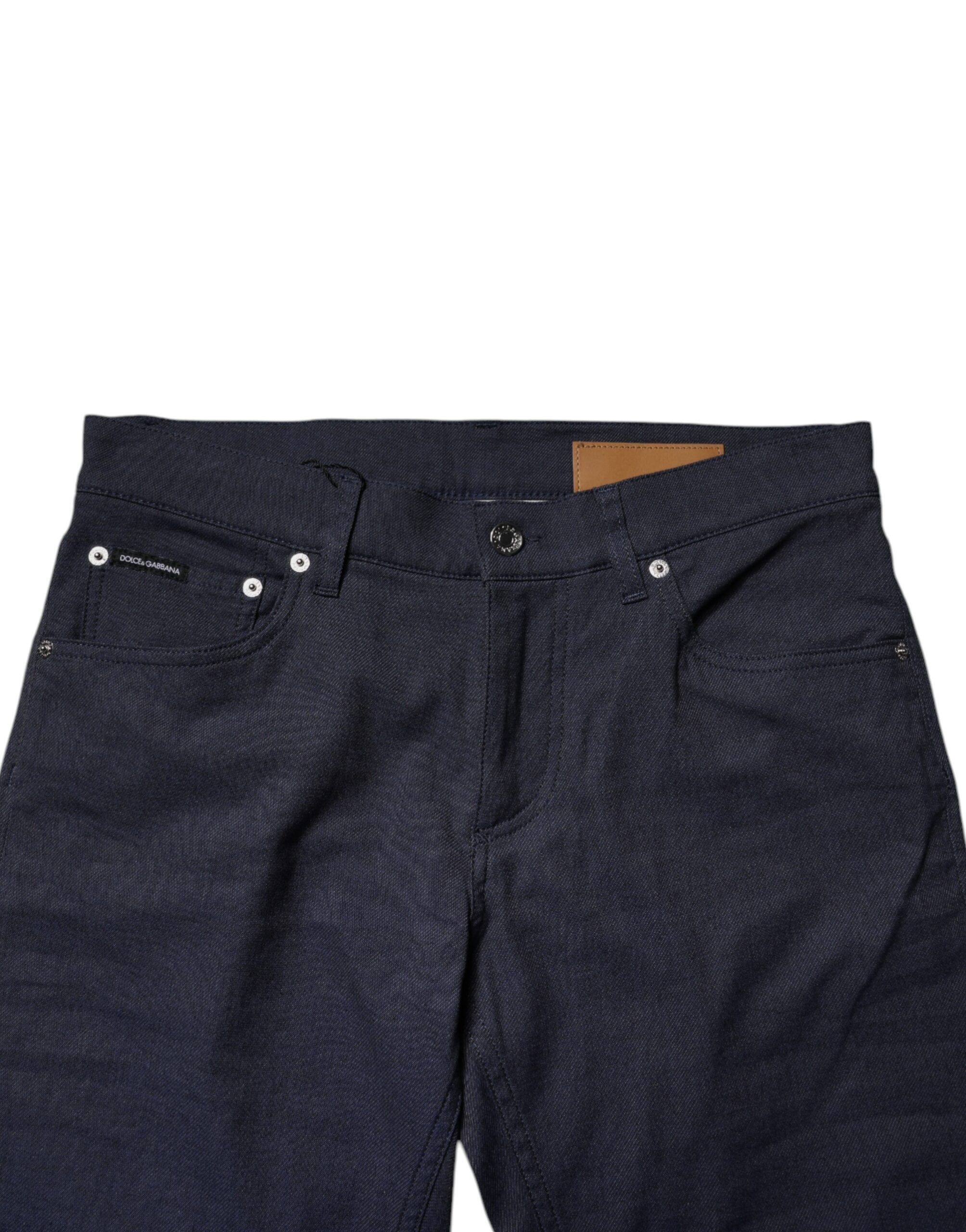 Dark Cotton Stretch Skinny Denim Men's Jeans - Dolce & Gabbana - Modalova