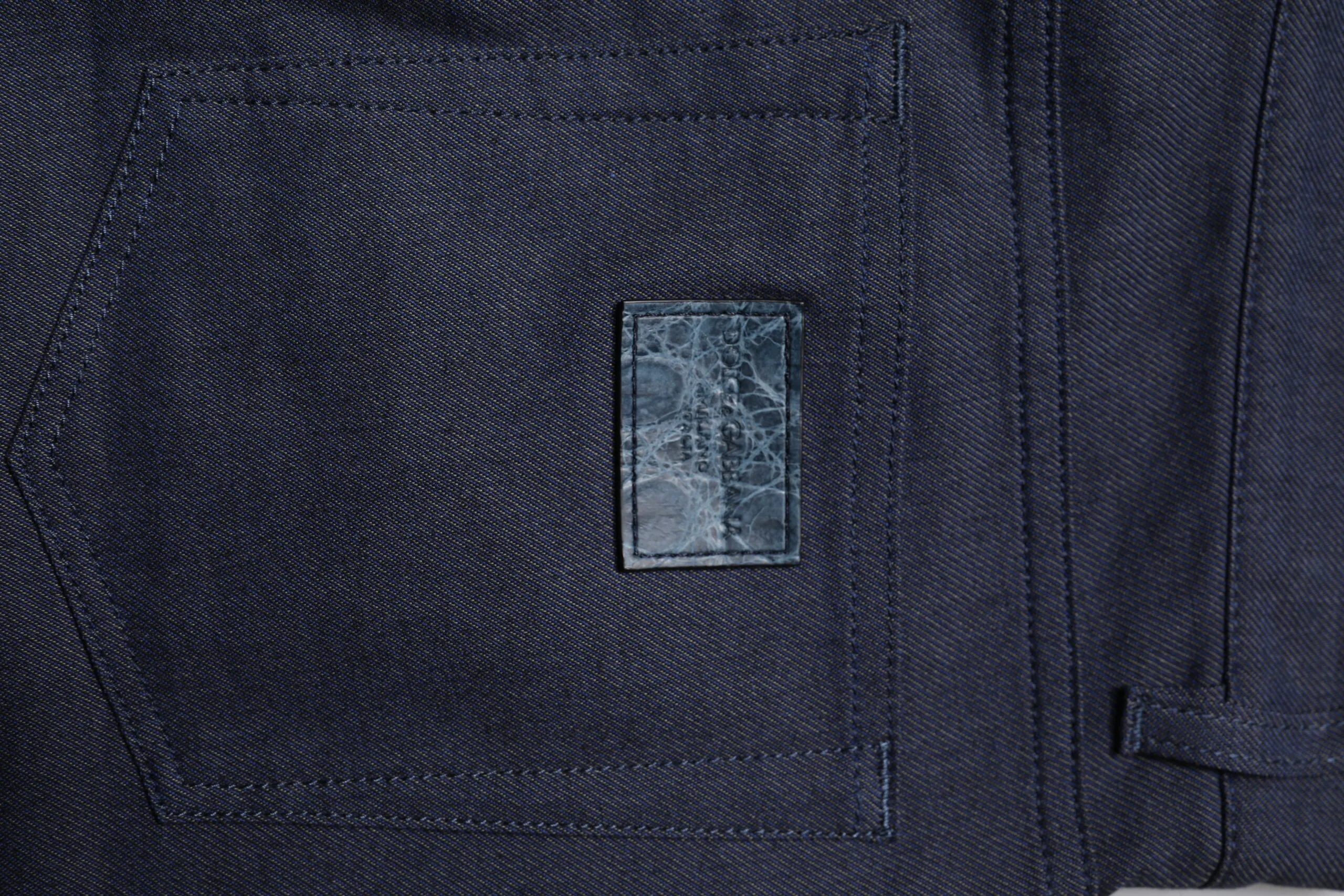 Dark Cotton Stretch Skinny Denim Men's Jeans - Dolce & Gabbana - Modalova