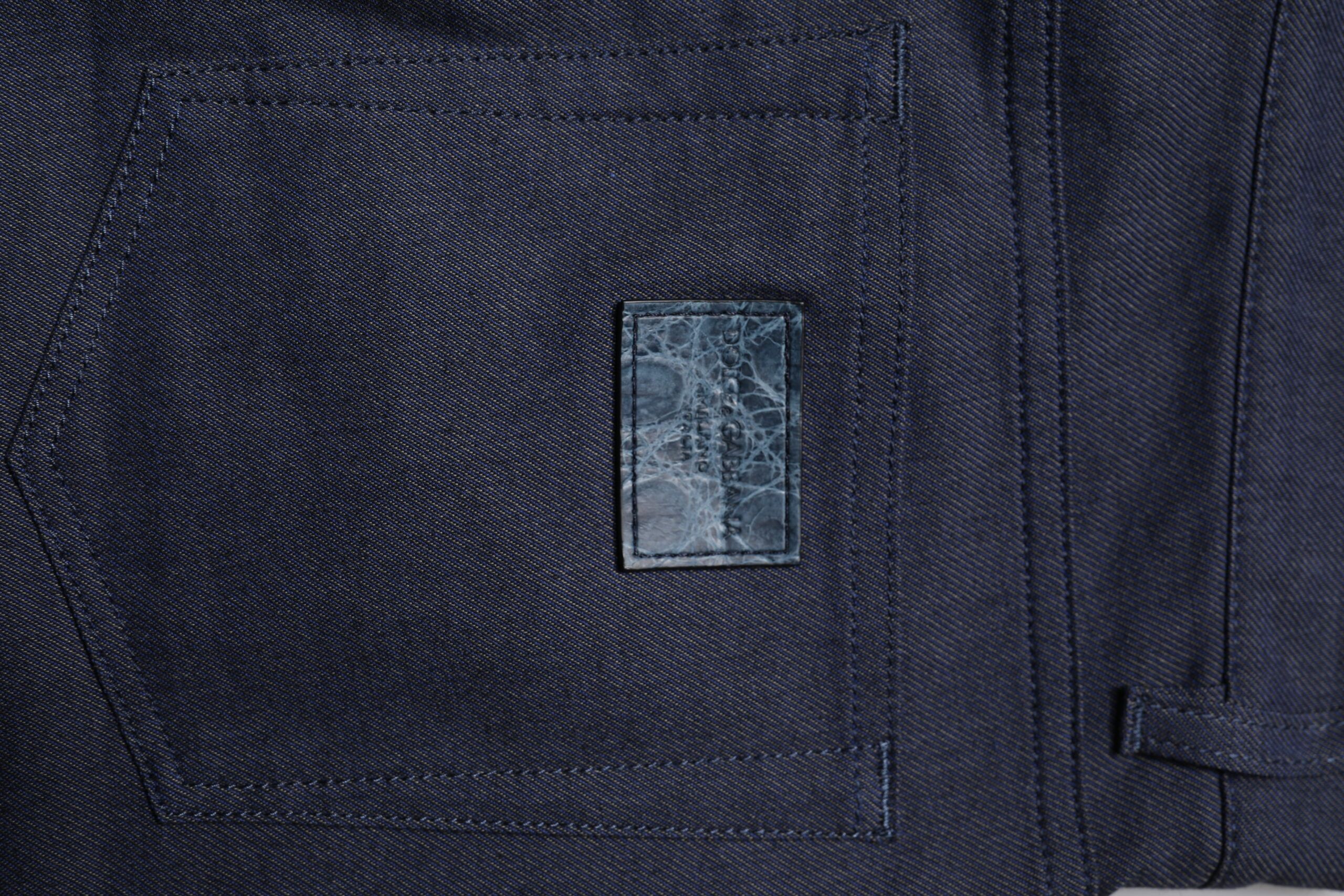 Dark Cotton Stretch Skinny Denim Men's Jeans - Dolce & Gabbana - Modalova