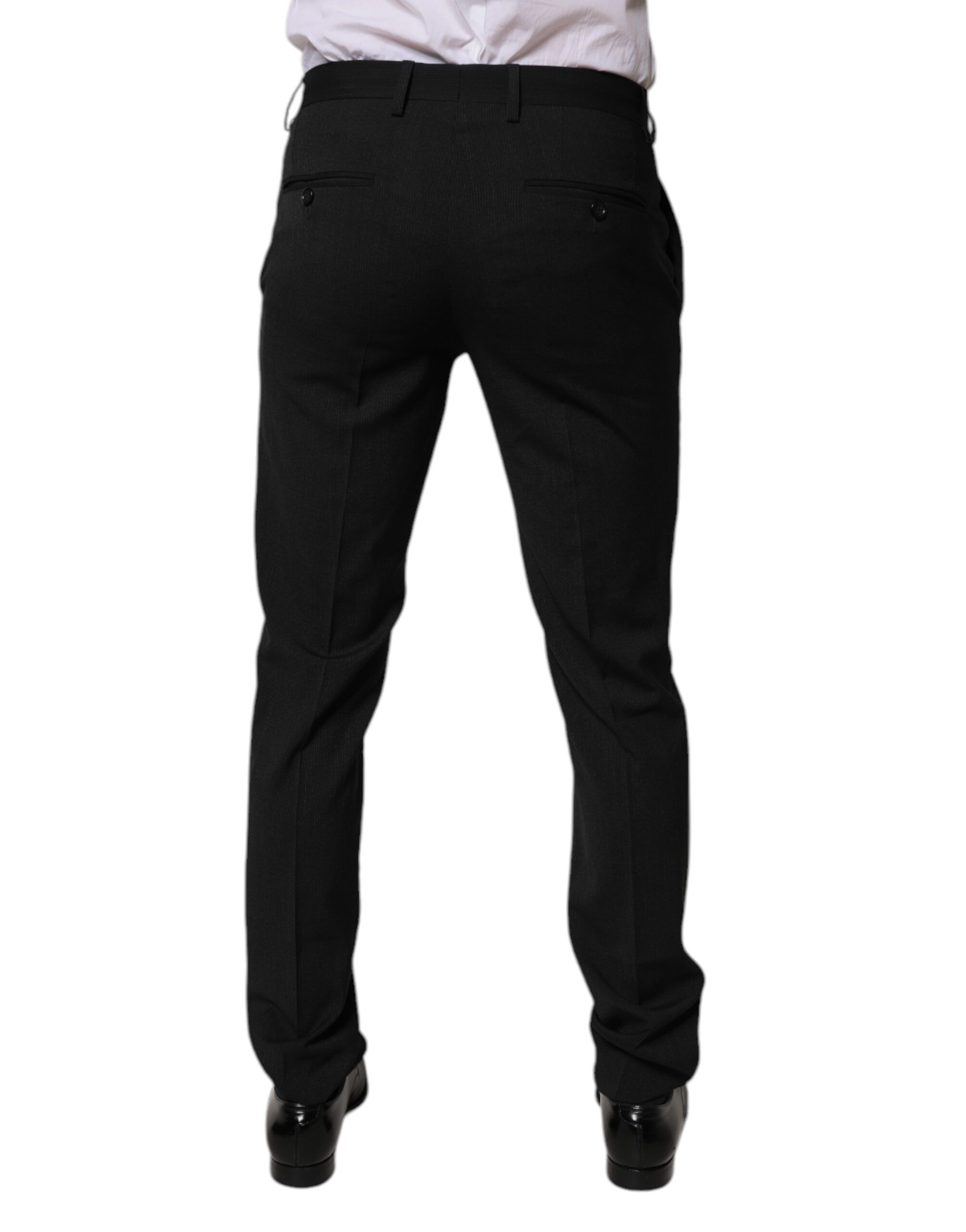Polyester Tapered Formal Men Dress Men's Pants - Dolce & Gabbana - Modalova