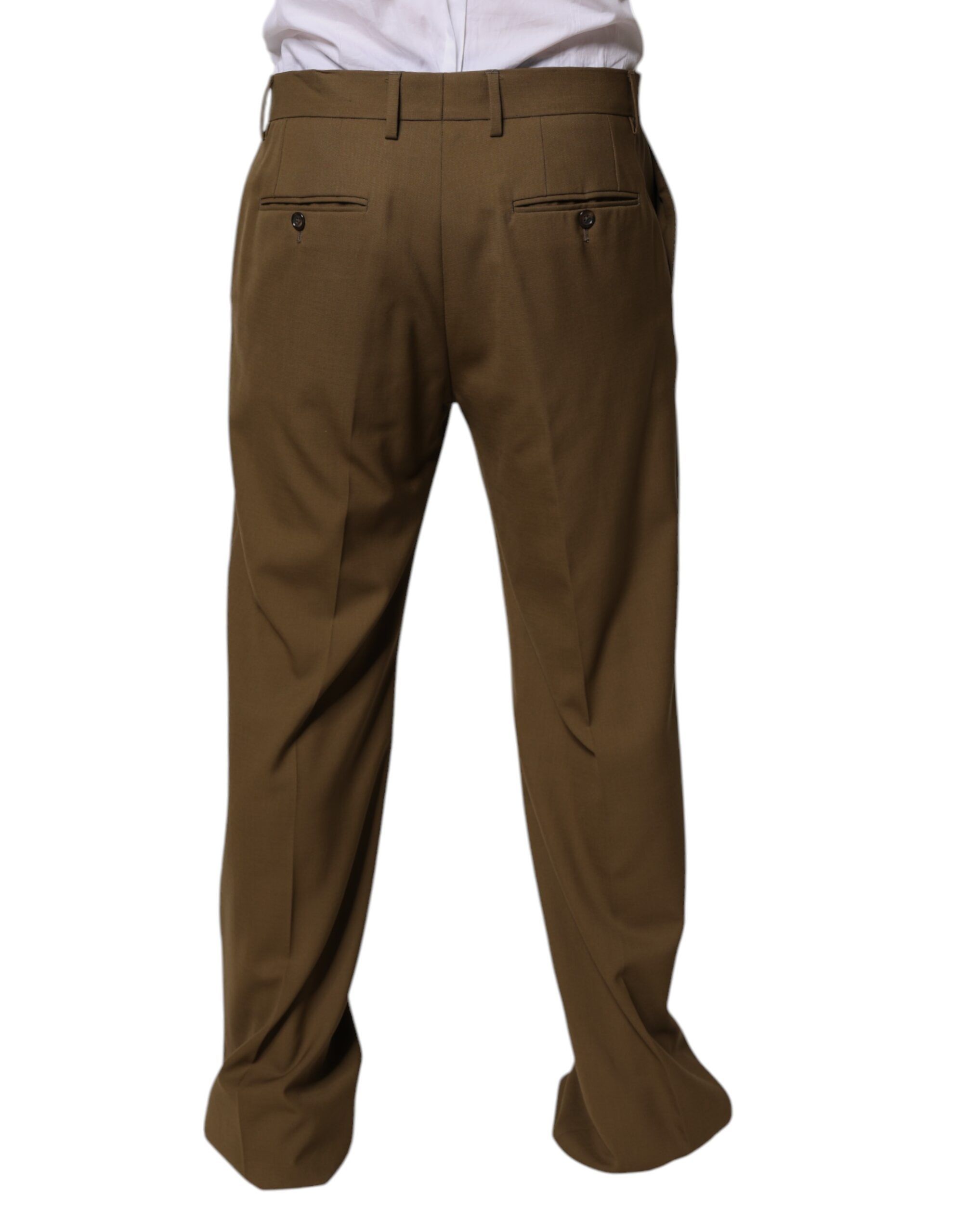 Wool Straight Formal Dress Men's Pants - Dolce & Gabbana - Modalova