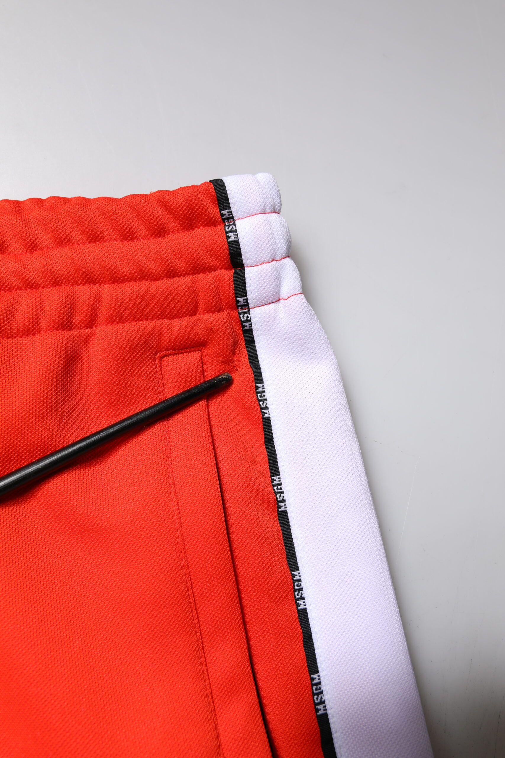 Red White Mid Waist Men Jogger SweatMen's Men's Pants (Pre-Owned) - MSGM - Modalova