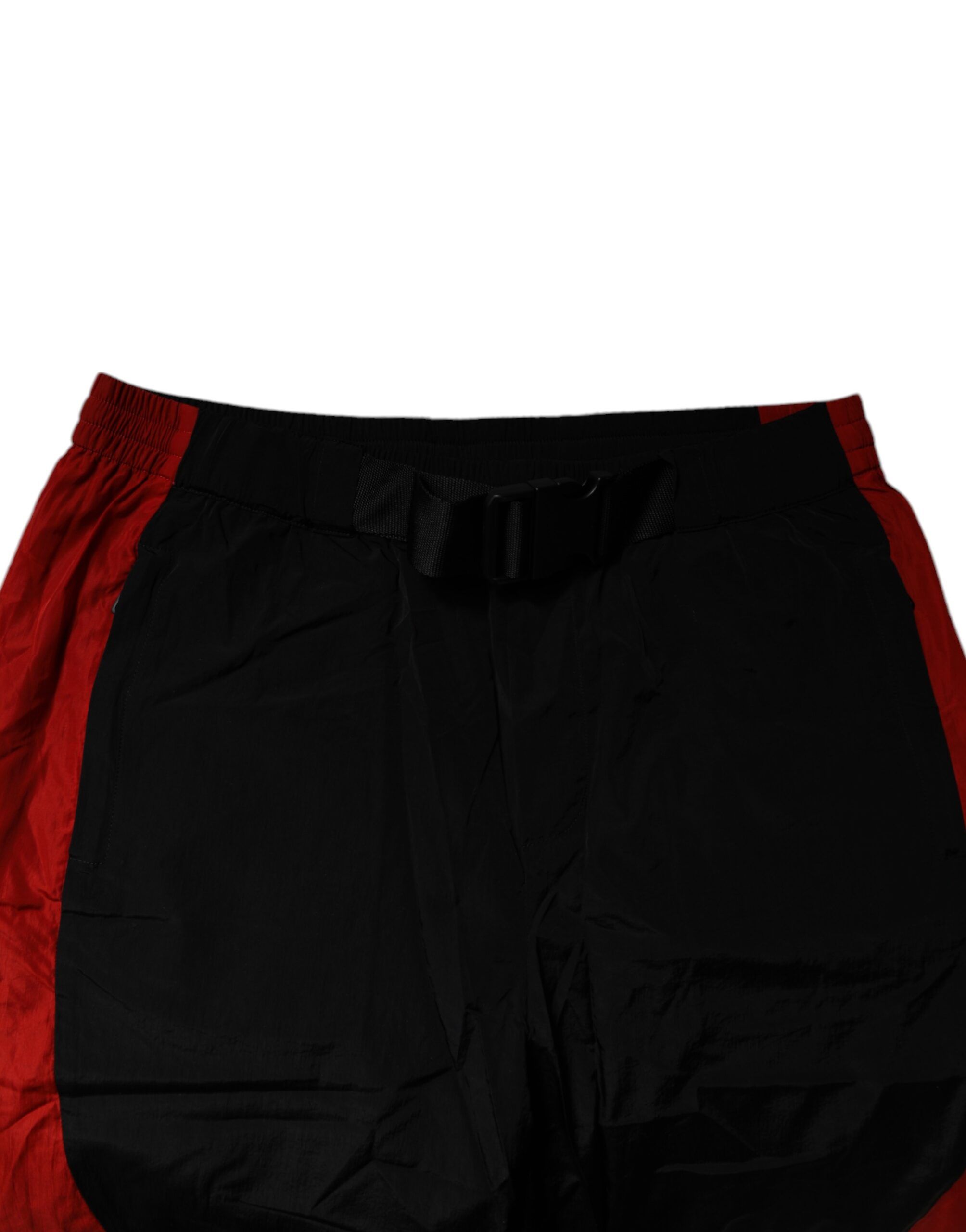 Black Red Leopard Jogger SweatMen's Men's Pants - Dolce & Gabbana - Modalova