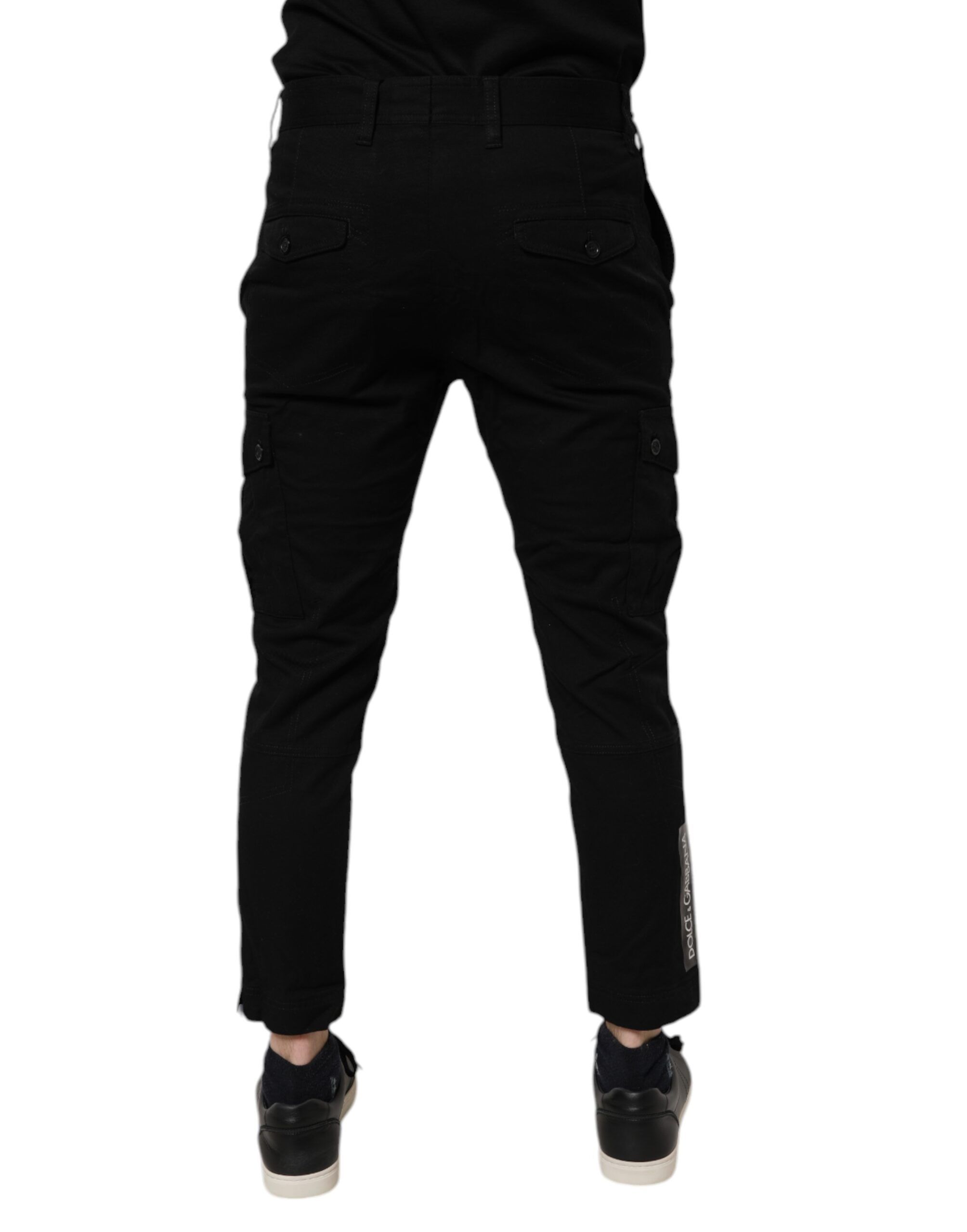 Cotton Stretch Skinny Cargo Denim Men's Jeans - Dolce & Gabbana - Modalova