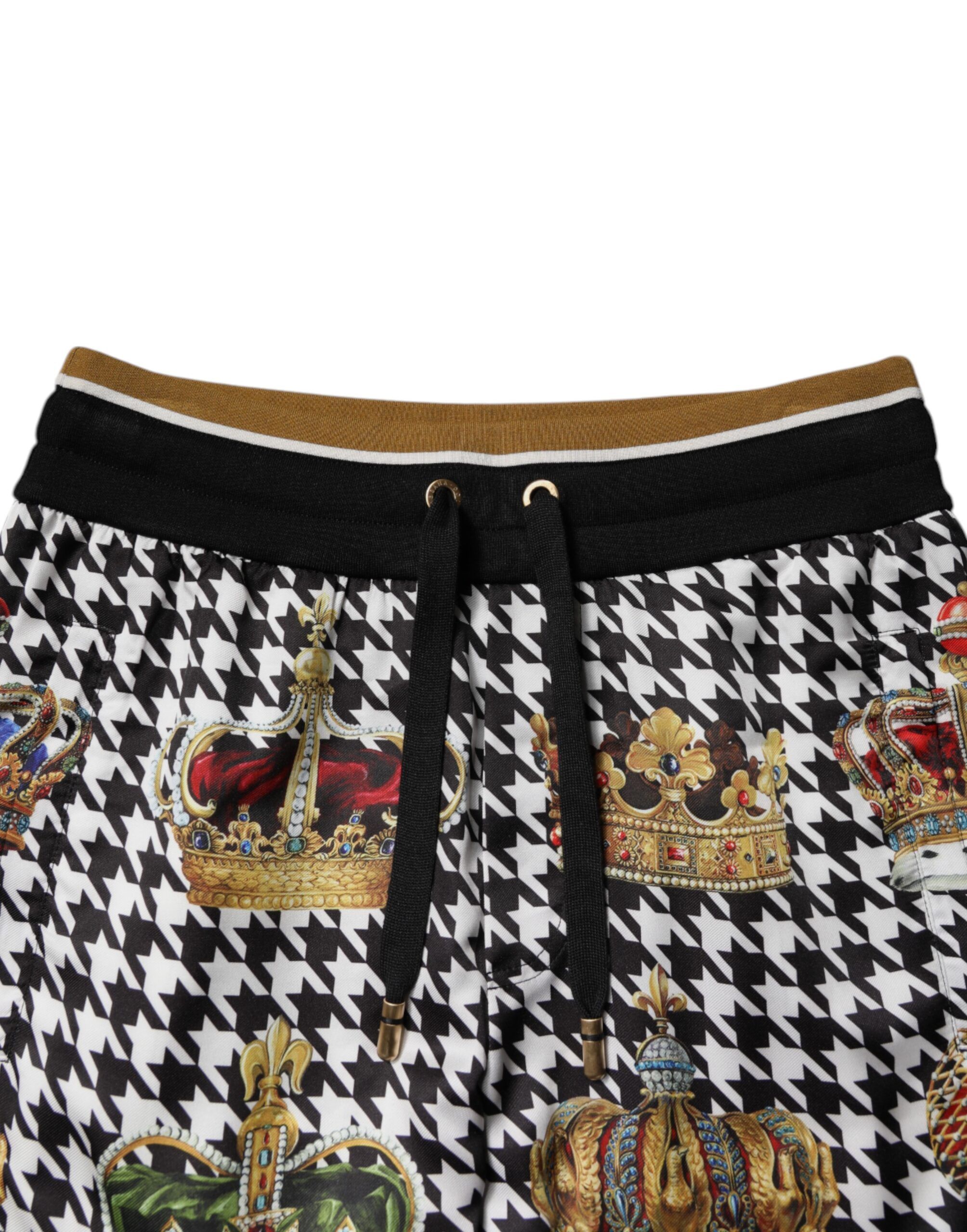 Houndstooth Crown Men SweatMen's Men's Pants - Dolce & Gabbana - Modalova
