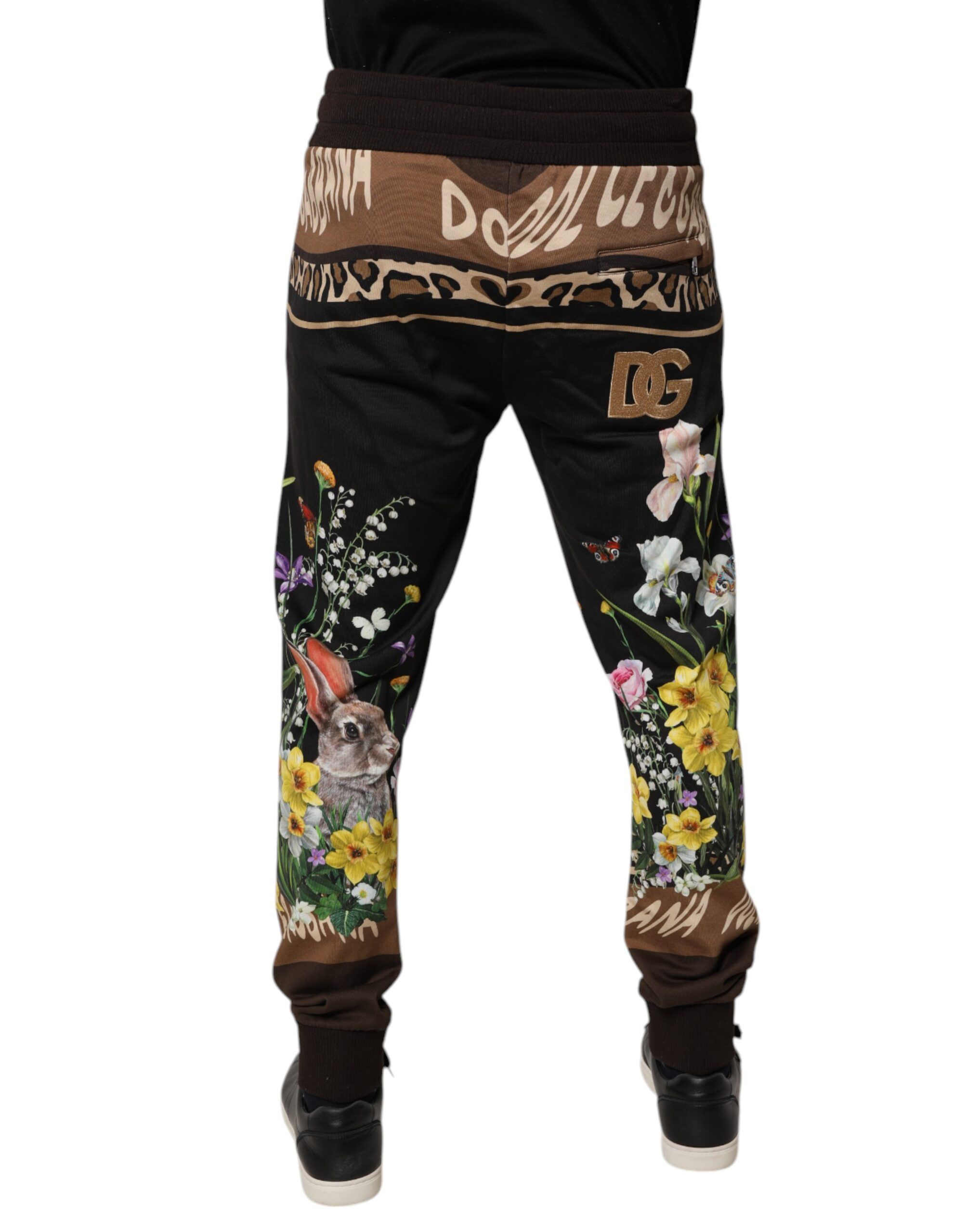 Floral Cotton Jogger SweatMen's Men's Pants - Dolce & Gabbana - Modalova
