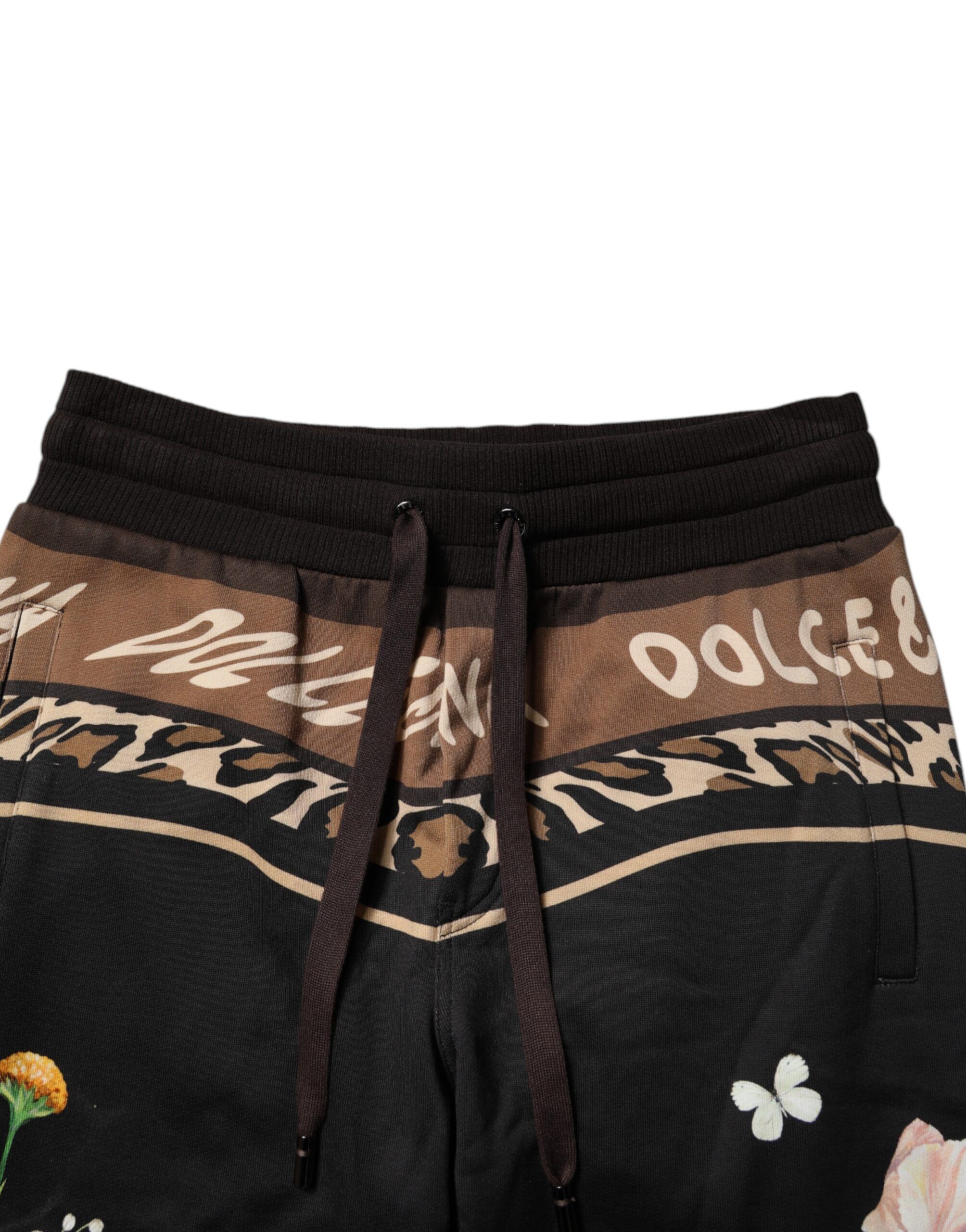 Floral Cotton Jogger SweatMen's Men's Pants - Dolce & Gabbana - Modalova