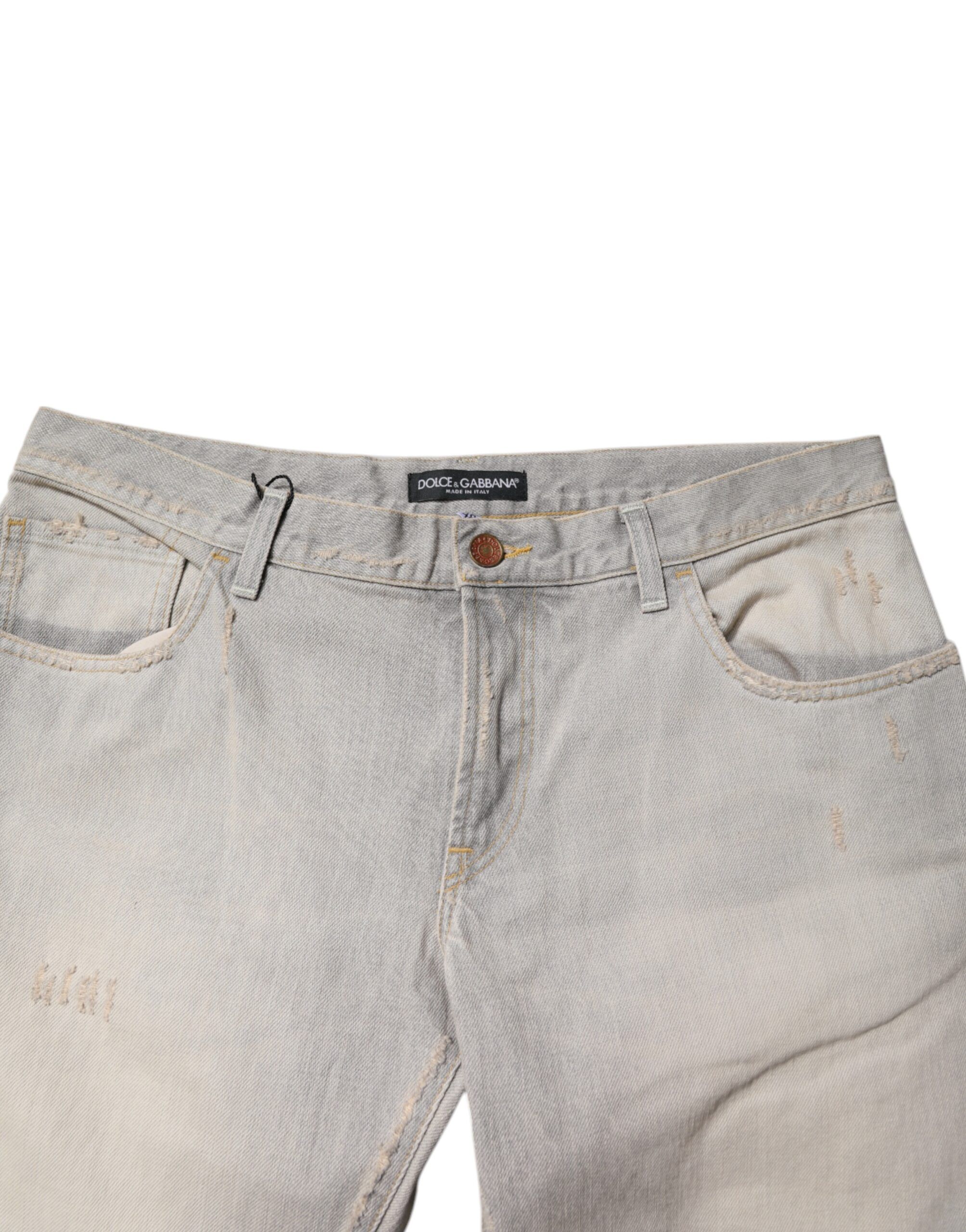 Light Cotton Skinny Denim Men's Jeans - Dolce & Gabbana - Modalova