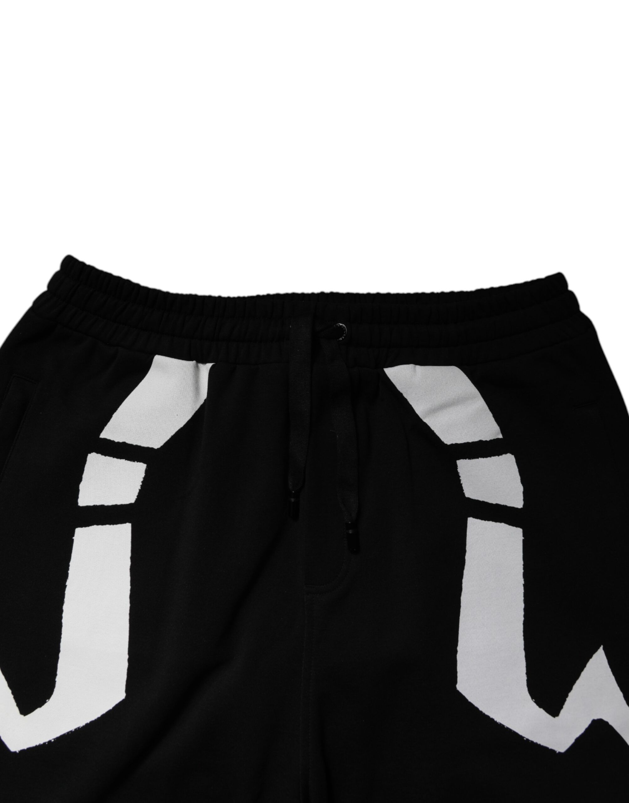 Black Logo Cotton Jogger SweatMen's Men's Pants (Pre-Owned) - Dolce & Gabbana - Modalova
