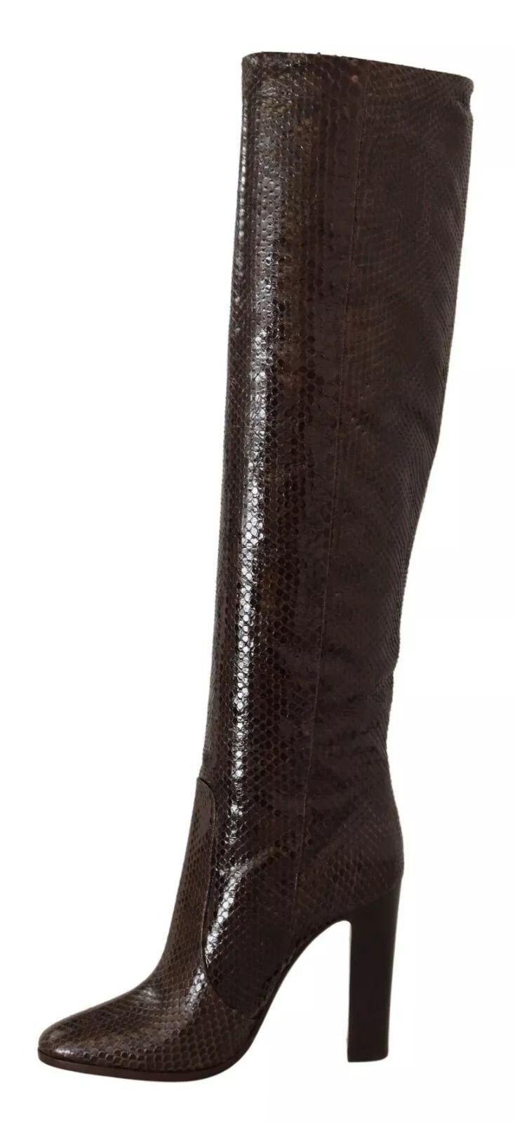 Exotic Leather Heels High Boots Women's Shoes (Pre-Owned) - Dolce & Gabbana - Modalova