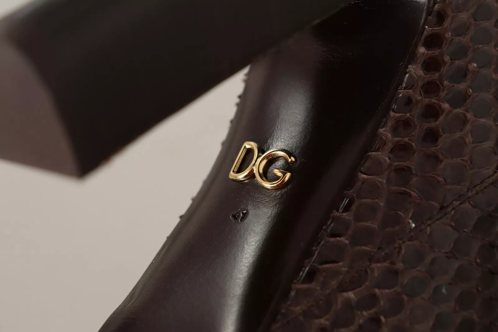 Exotic Leather Heels High Boots Women's Shoes (Pre-Owned) - Dolce & Gabbana - Modalova