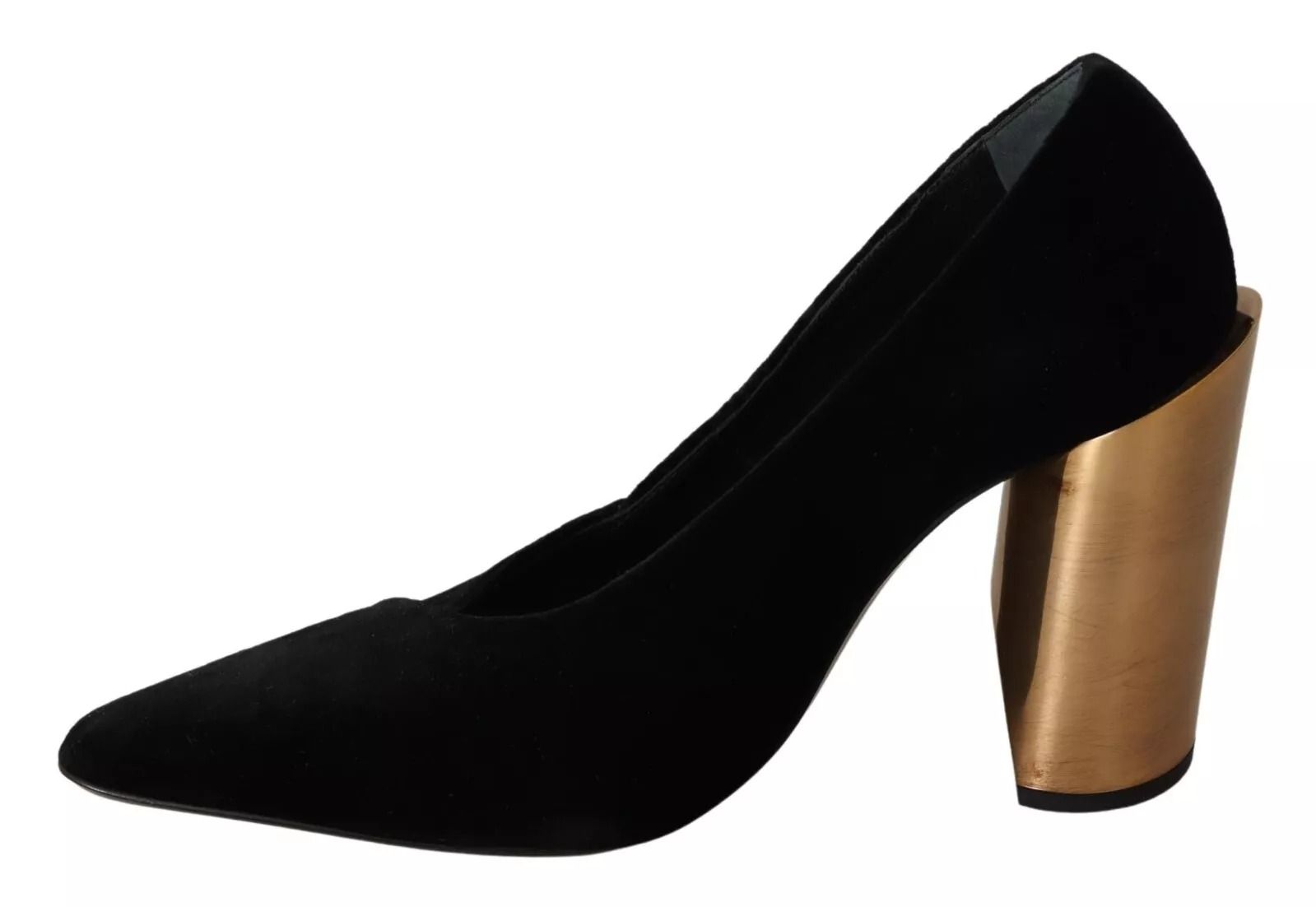 Leather Suede Block Heels Pumps Women's Shoes (Pre-Owned) - Jil Sander - Modalova
