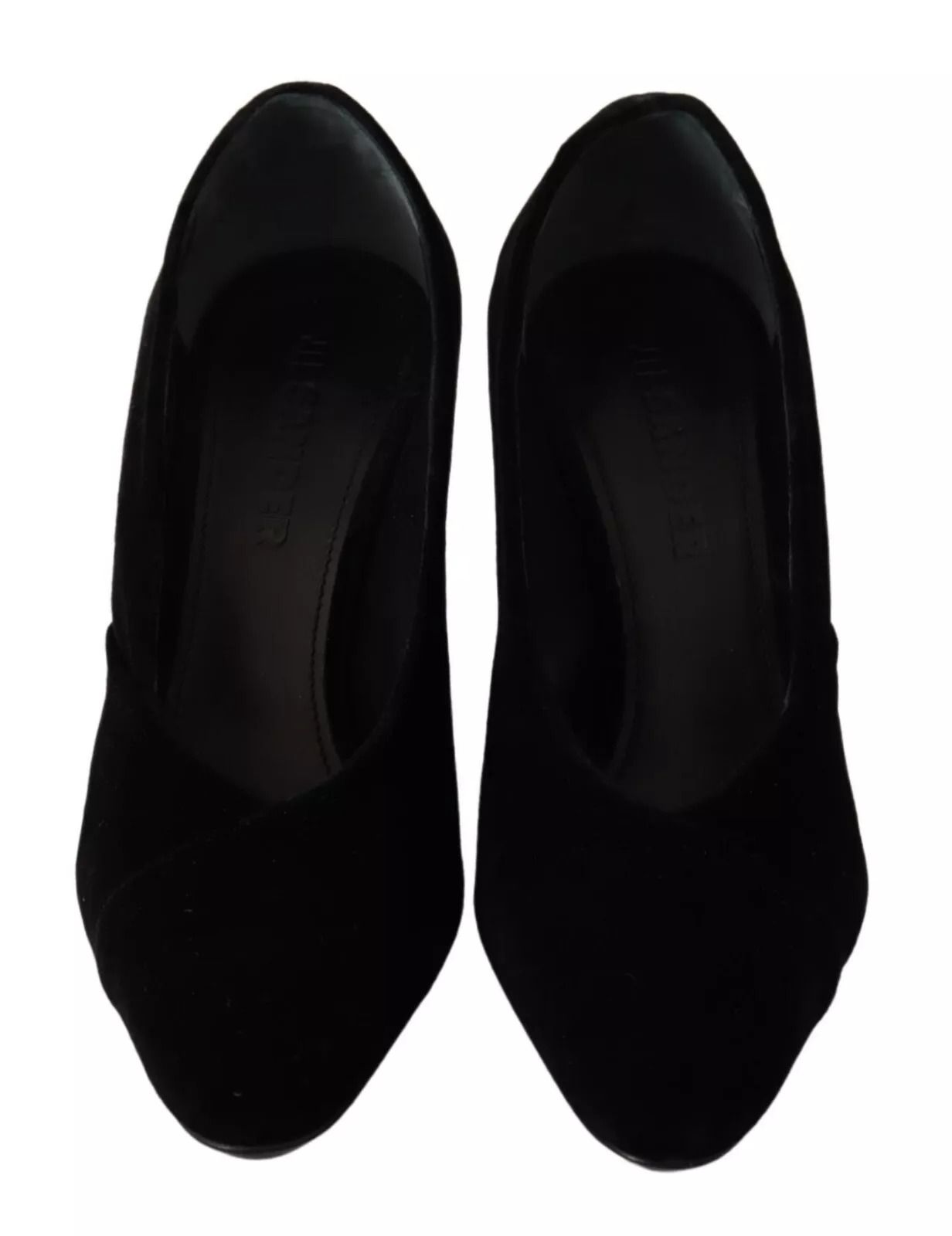 Leather Suede Block Heels Pumps Women's Shoes (Pre-Owned) - Jil Sander - Modalova